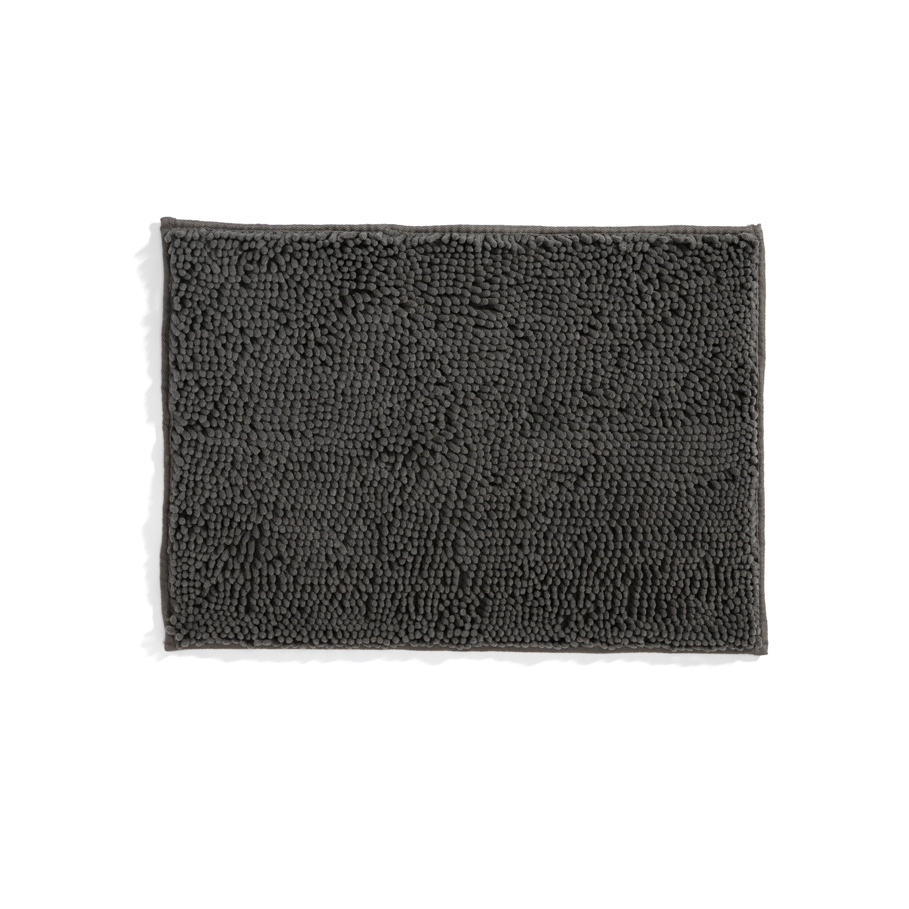 Ultra-Plush Bath Mat, Soft and Absorbent Chenille with Anti-Skid Rubber Backing