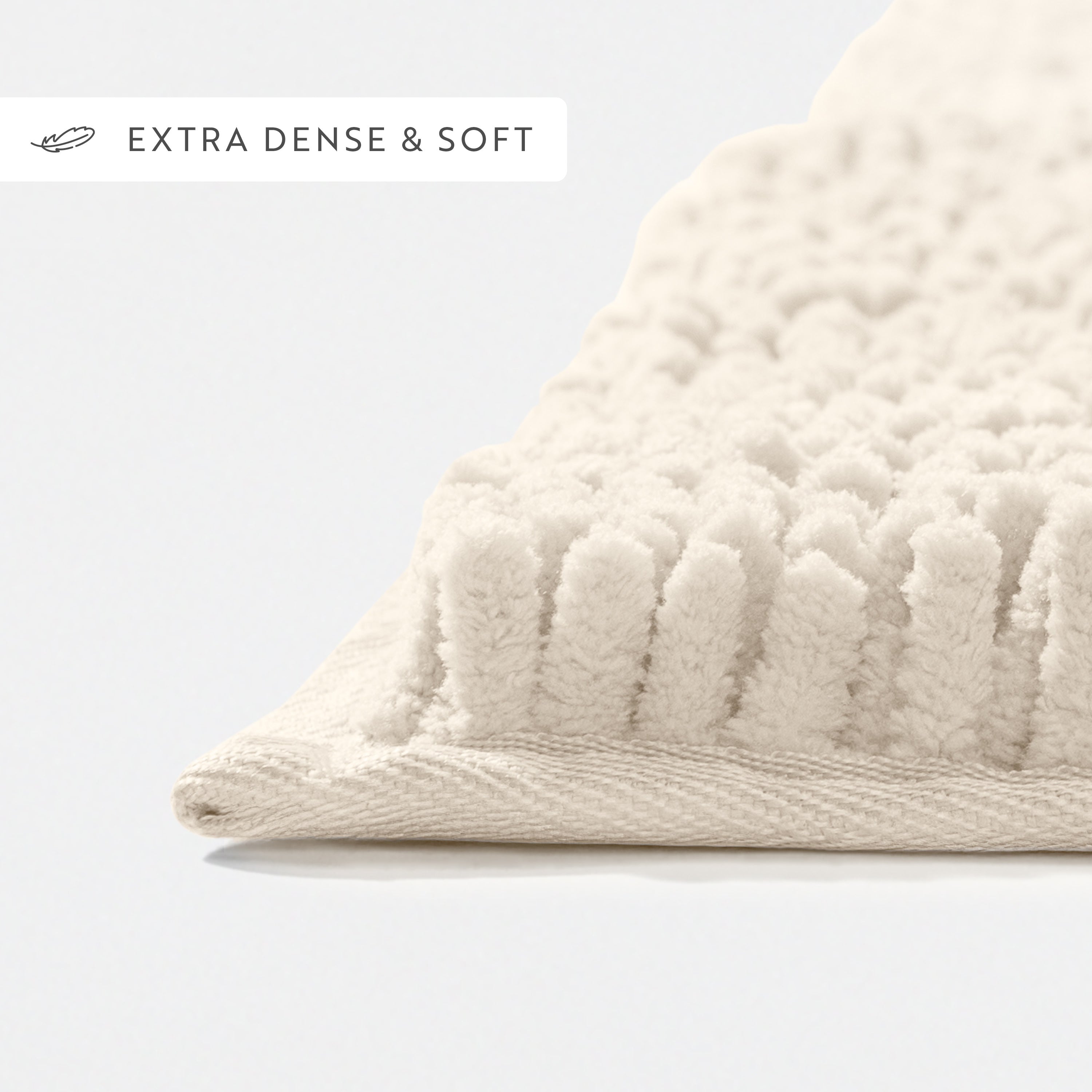 Ultra-Plush Bath Mat, Soft and Absorbent Chenille with Anti-Skid Rubber Backing