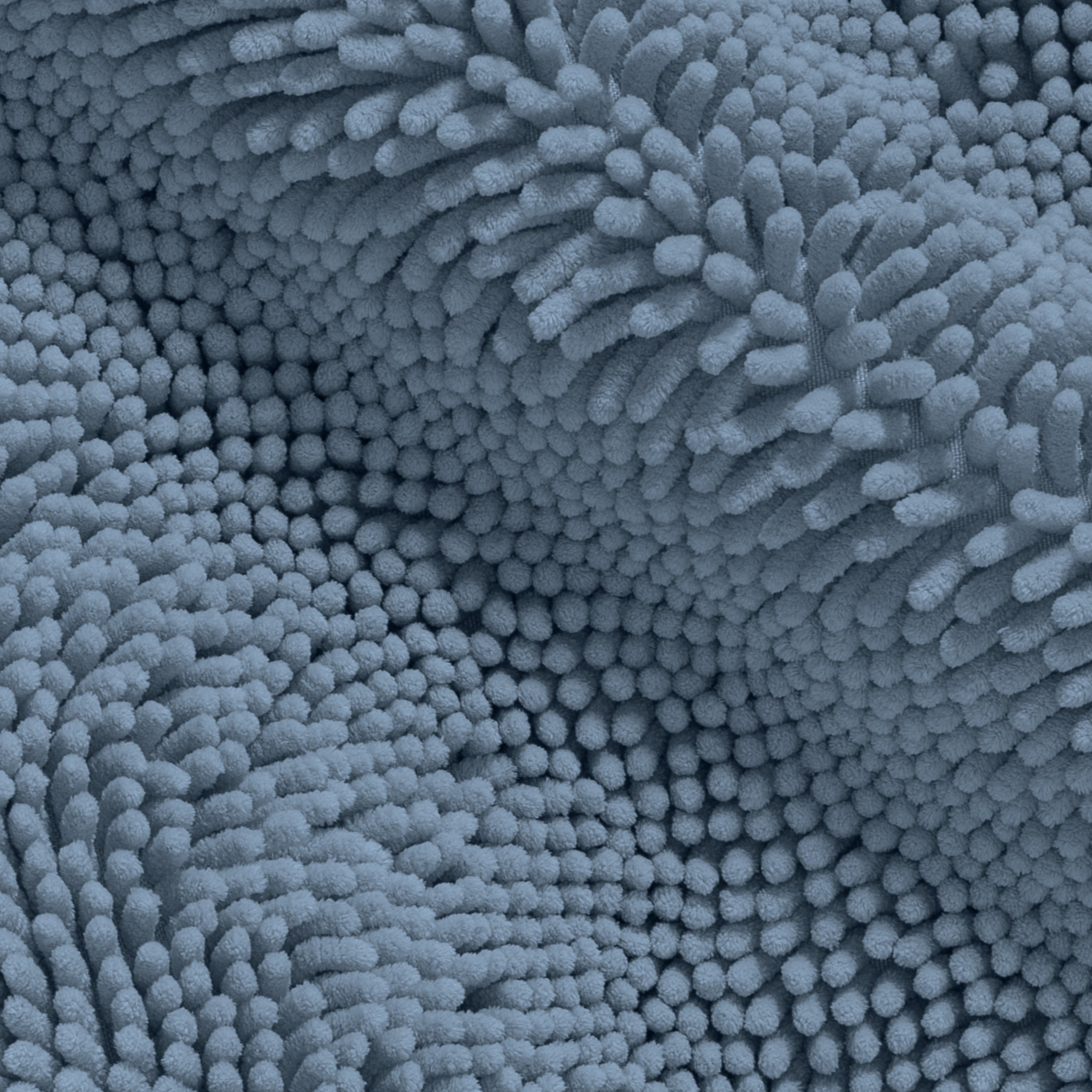 Ultra-Plush Bath Mat, Soft and Absorbent Chenille with Anti-Skid Rubber Backing