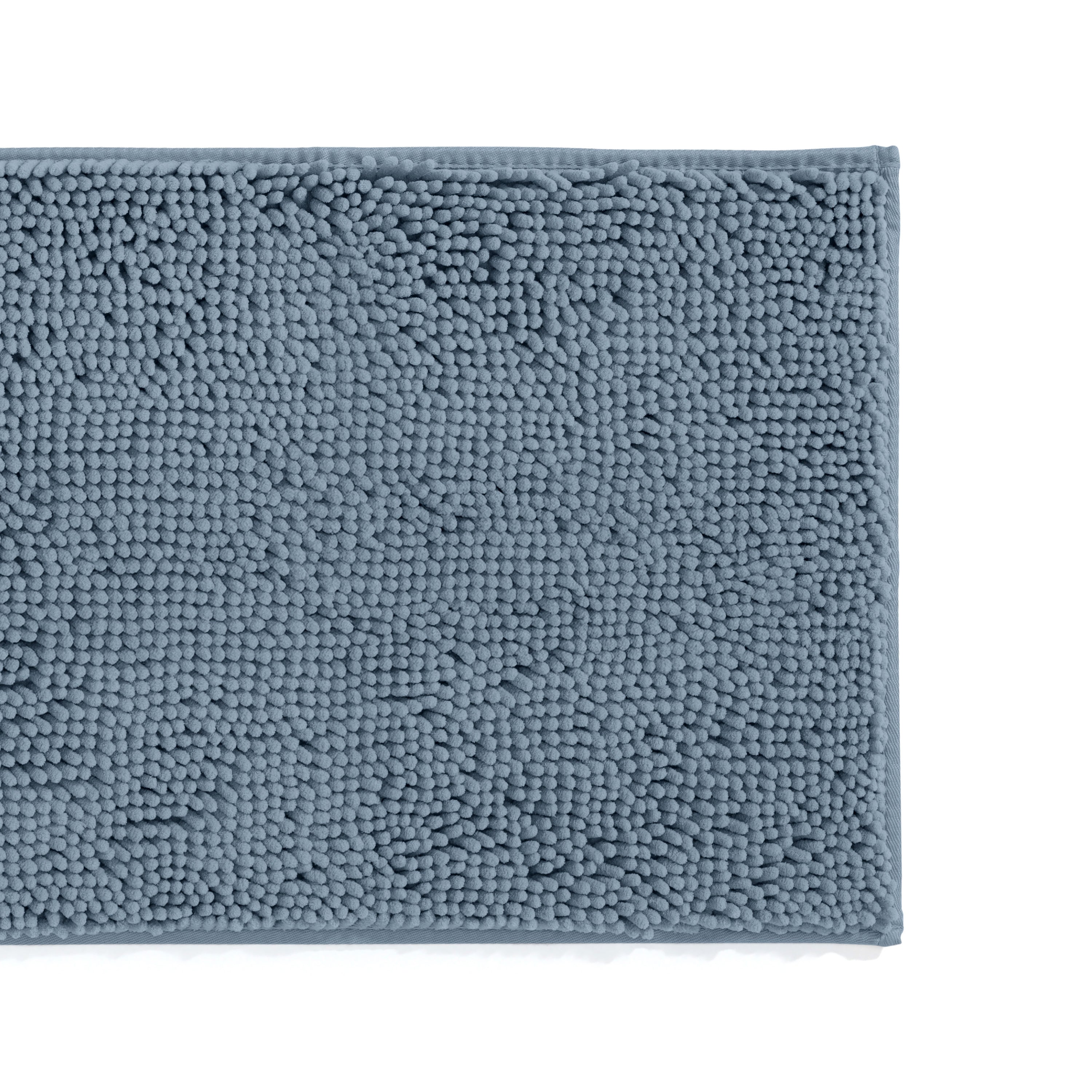 Ultra-Plush Bath Mat, Soft and Absorbent Chenille with Anti-Skid Rubber Backing