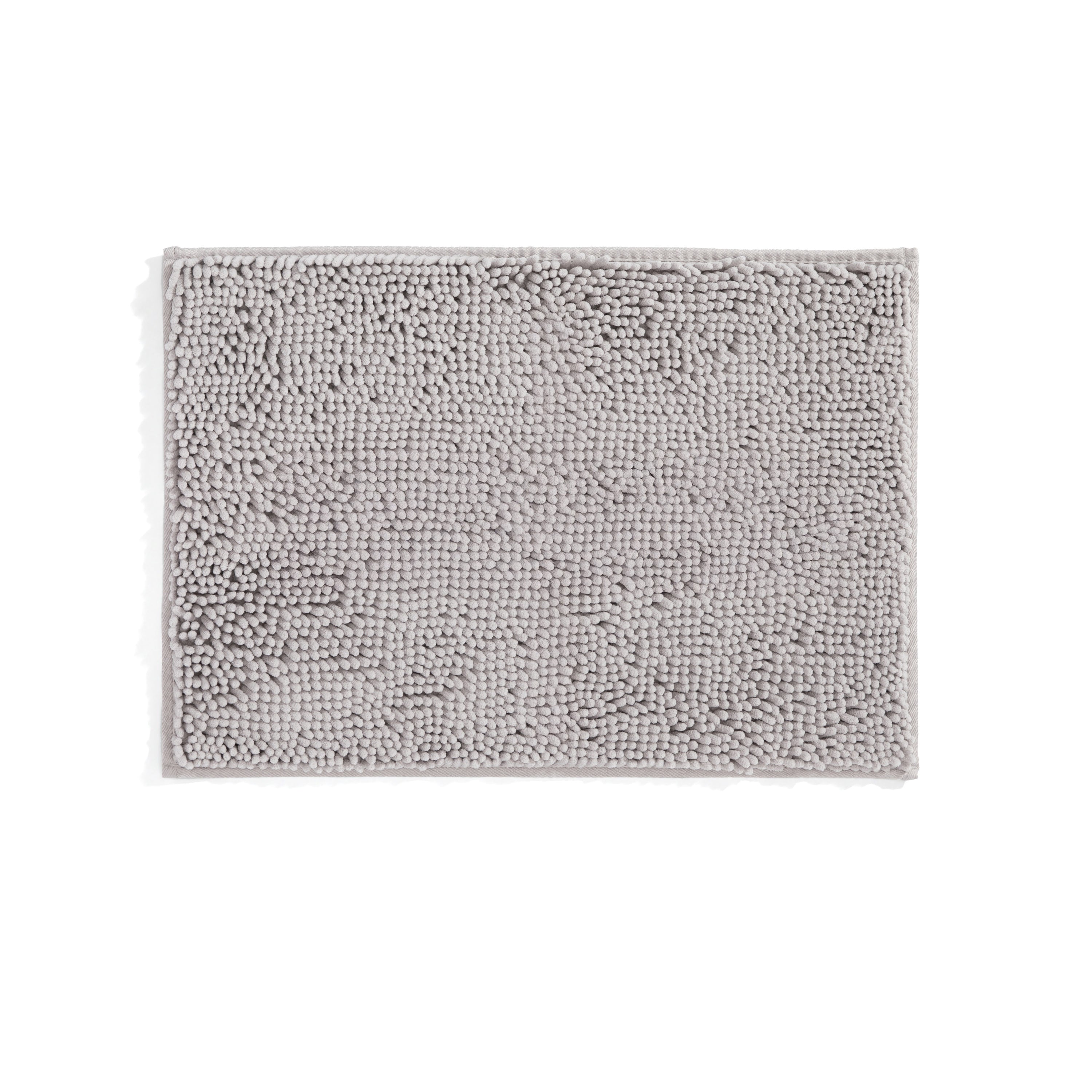 Ultra-Plush Bath Mat, Soft and Absorbent Chenille with Anti-Skid Rubber Backing