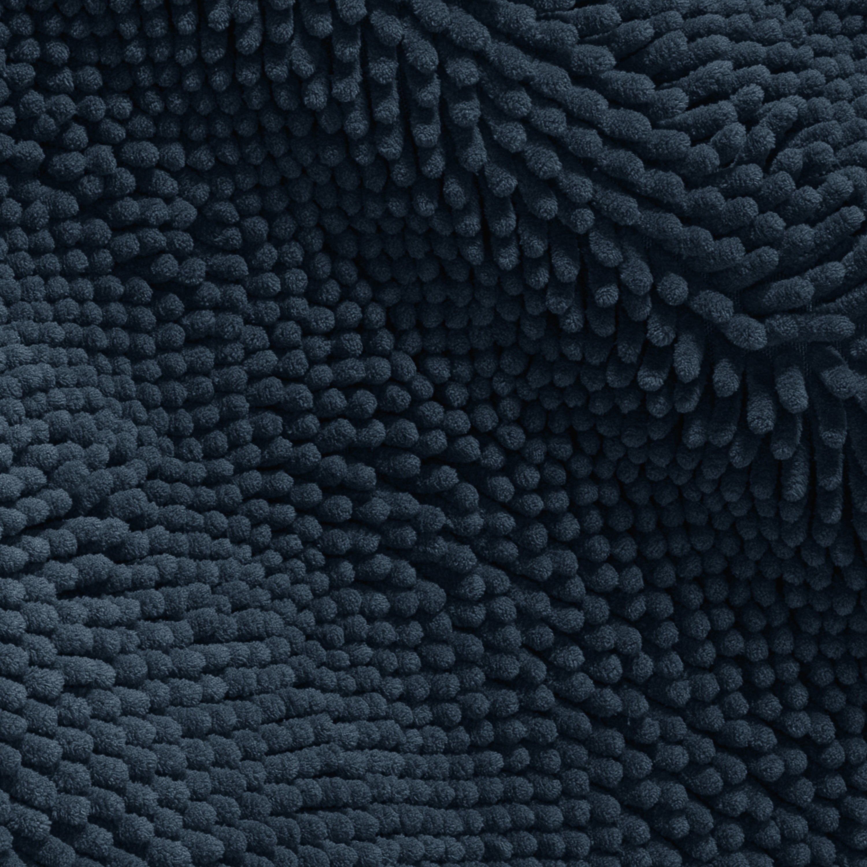 Ultra-Plush Bath Mat, Soft and Absorbent Chenille with Anti-Skid Rubber Backing