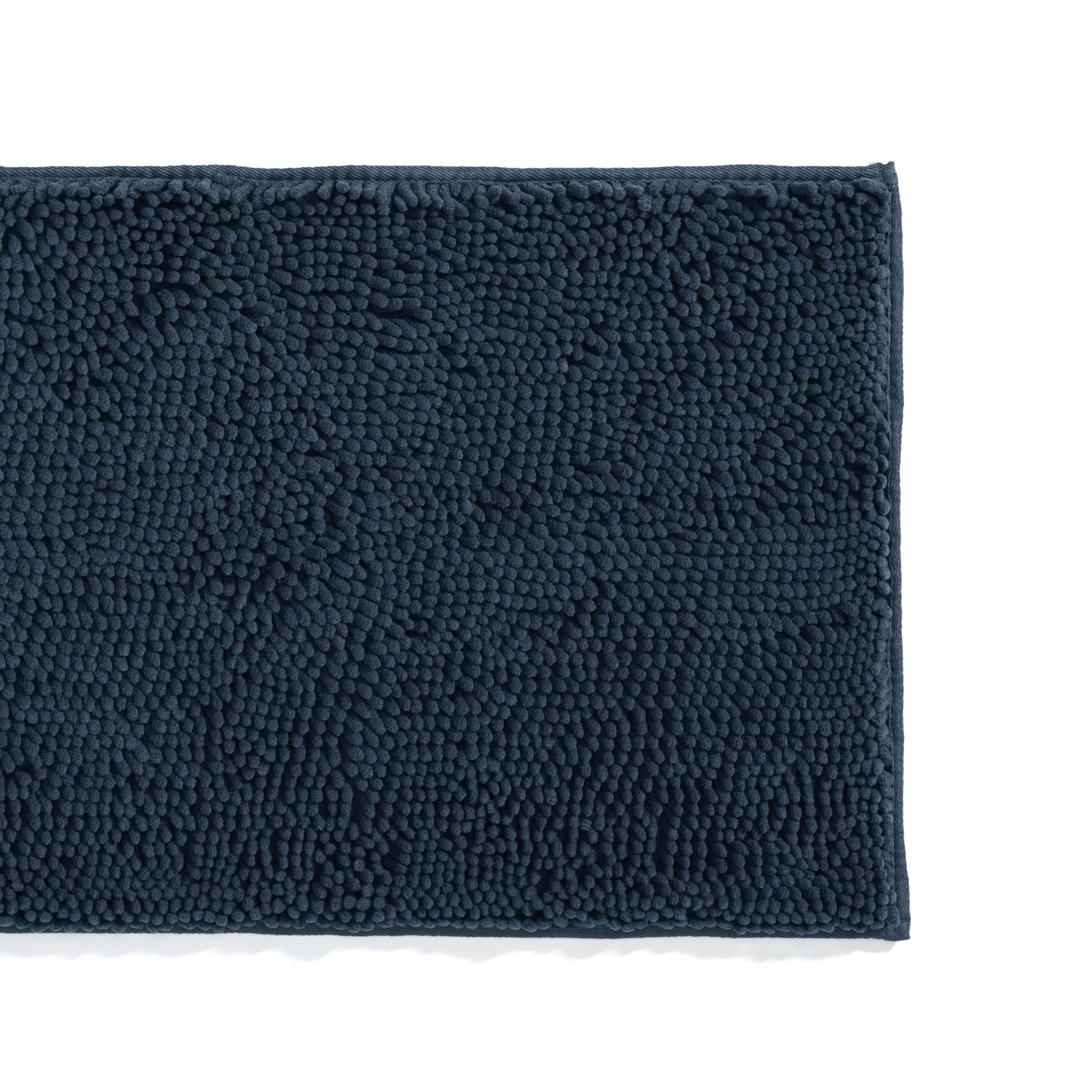 Ultra-Plush Bath Mat, Soft and Absorbent Chenille with Anti-Skid Rubber Backing