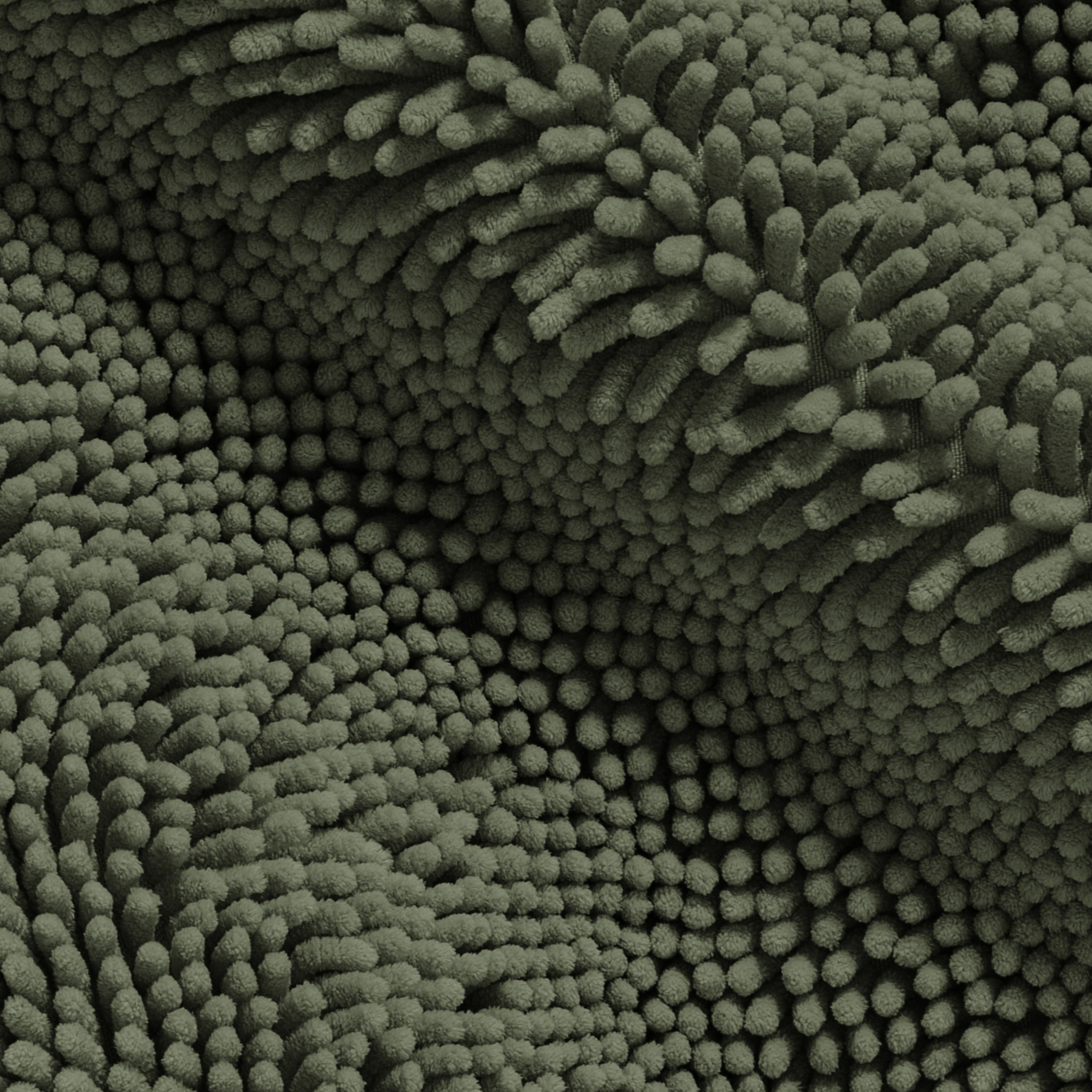 Ultra-Plush Bath Mat, Soft and Absorbent Chenille with Anti-Skid Rubber Backing