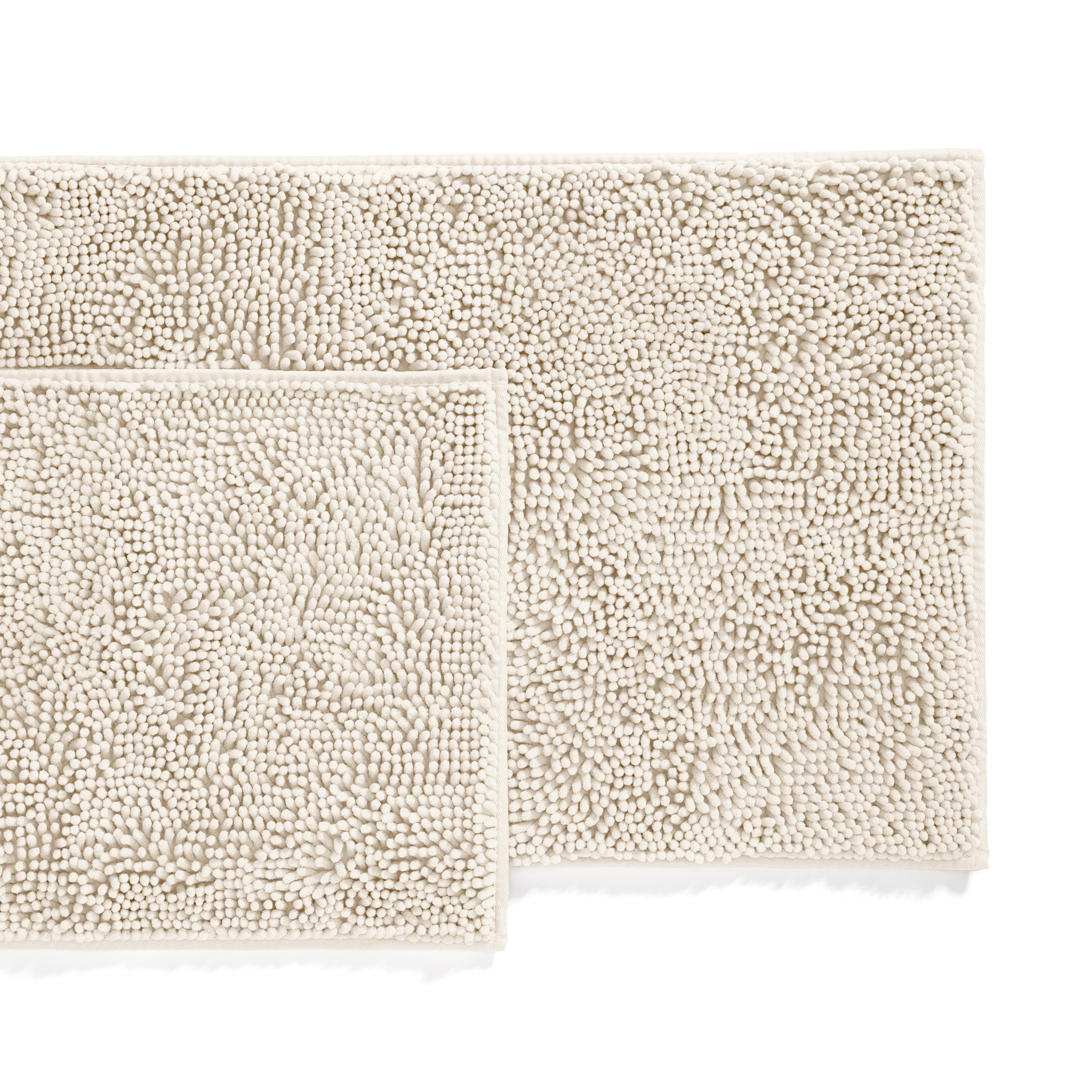 Ultra-Plush Bath Mat, Soft and Absorbent Chenille with Anti-Skid Rubber Backing