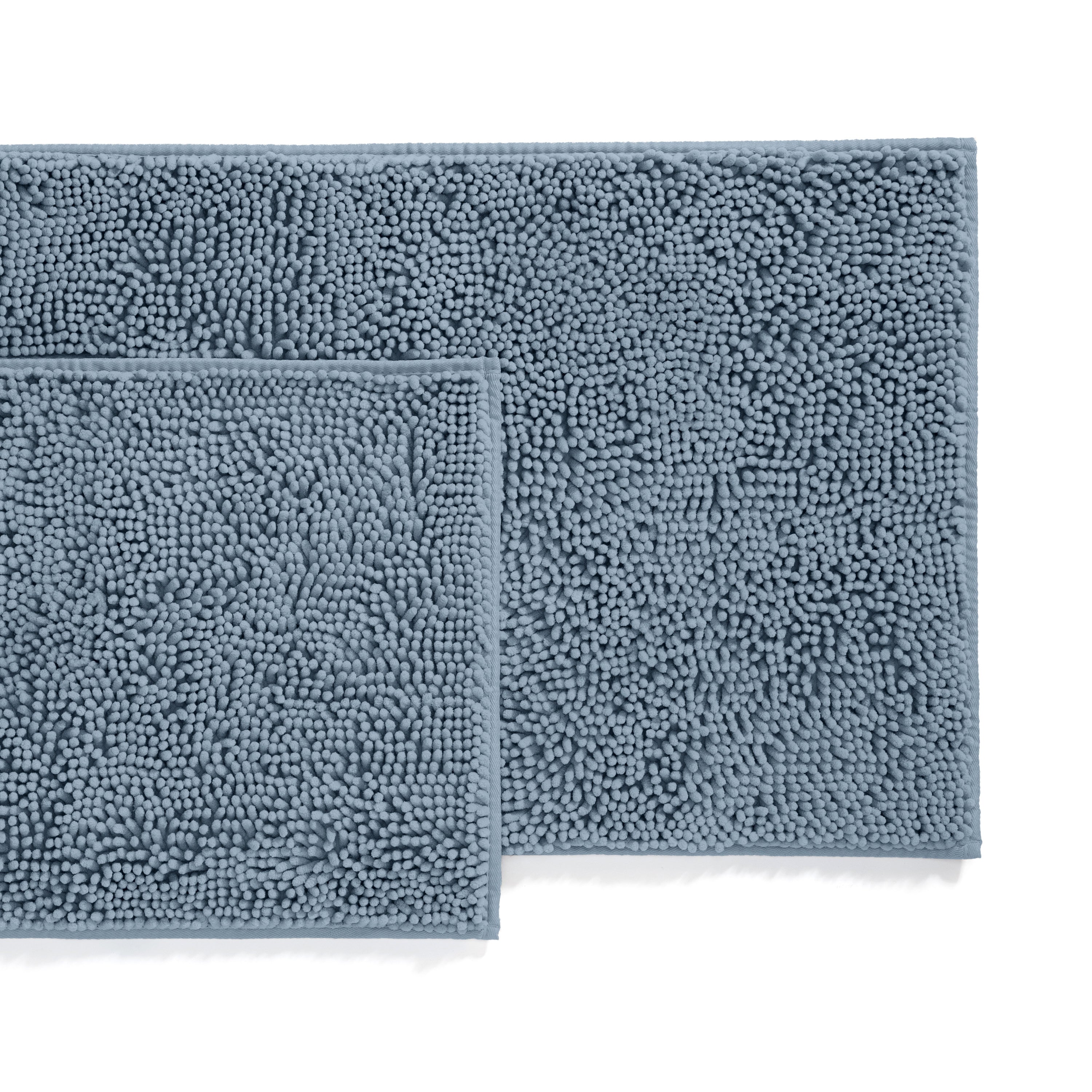 Ultra-Plush Bath Mat, Soft and Absorbent Chenille with Anti-Skid Rubber Backing