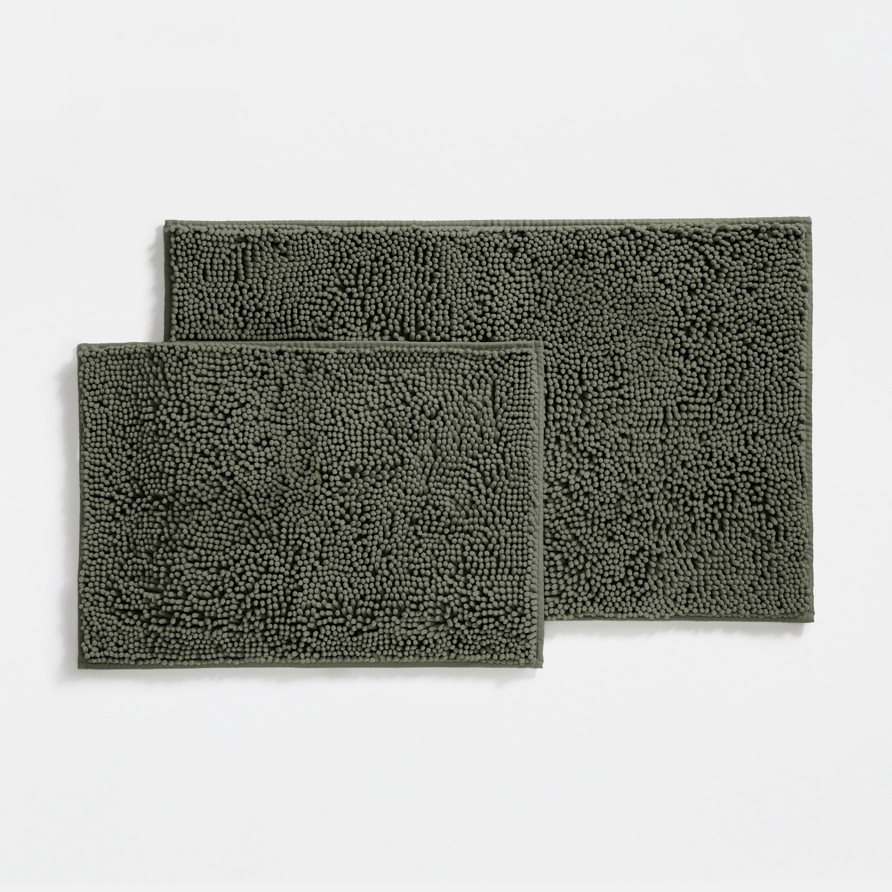 Ultra-Plush Bath Mat, Soft and Absorbent Chenille with Anti-Skid Rubber Backing
