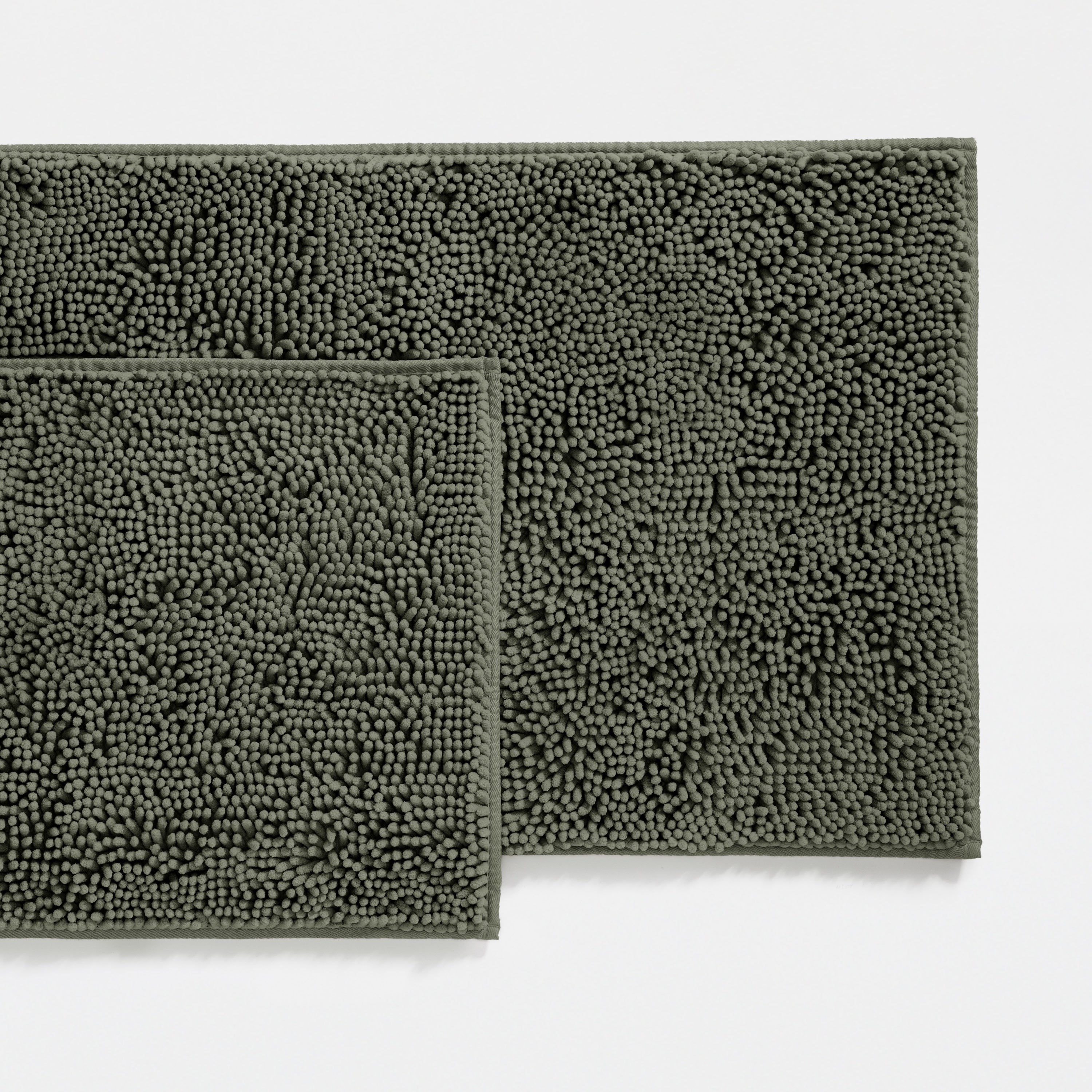 Ultra-Plush Bath Mat, Soft and Absorbent Chenille with Anti-Skid Rubber Backing