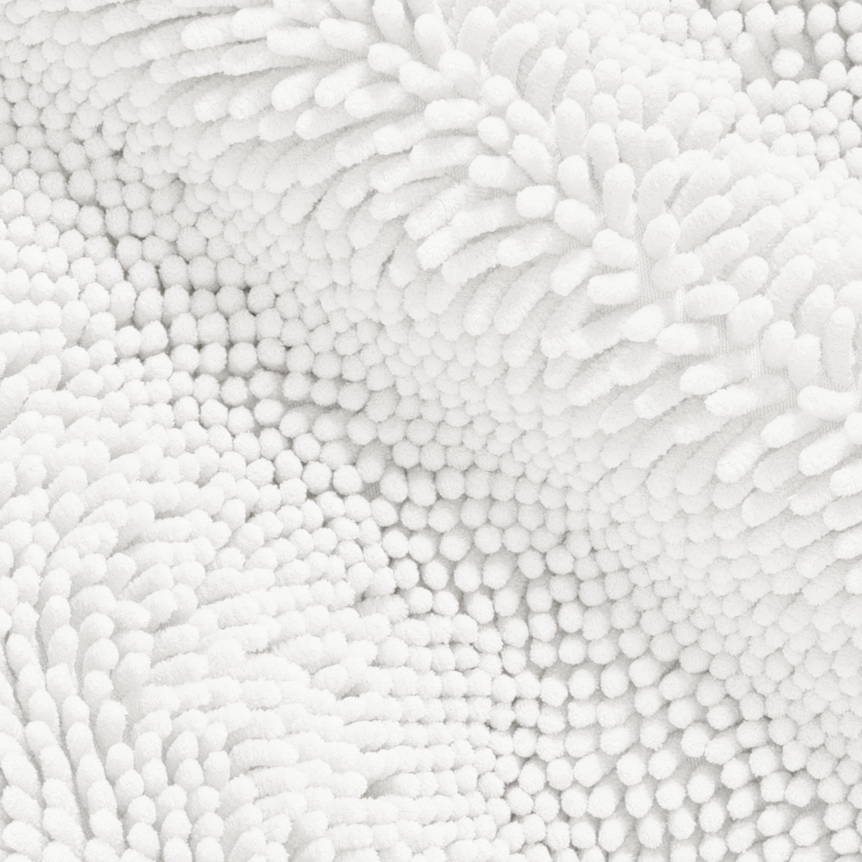 Ultra-Plush Bath Mat, Soft and Absorbent Chenille with Anti-Skid Rubber Backing