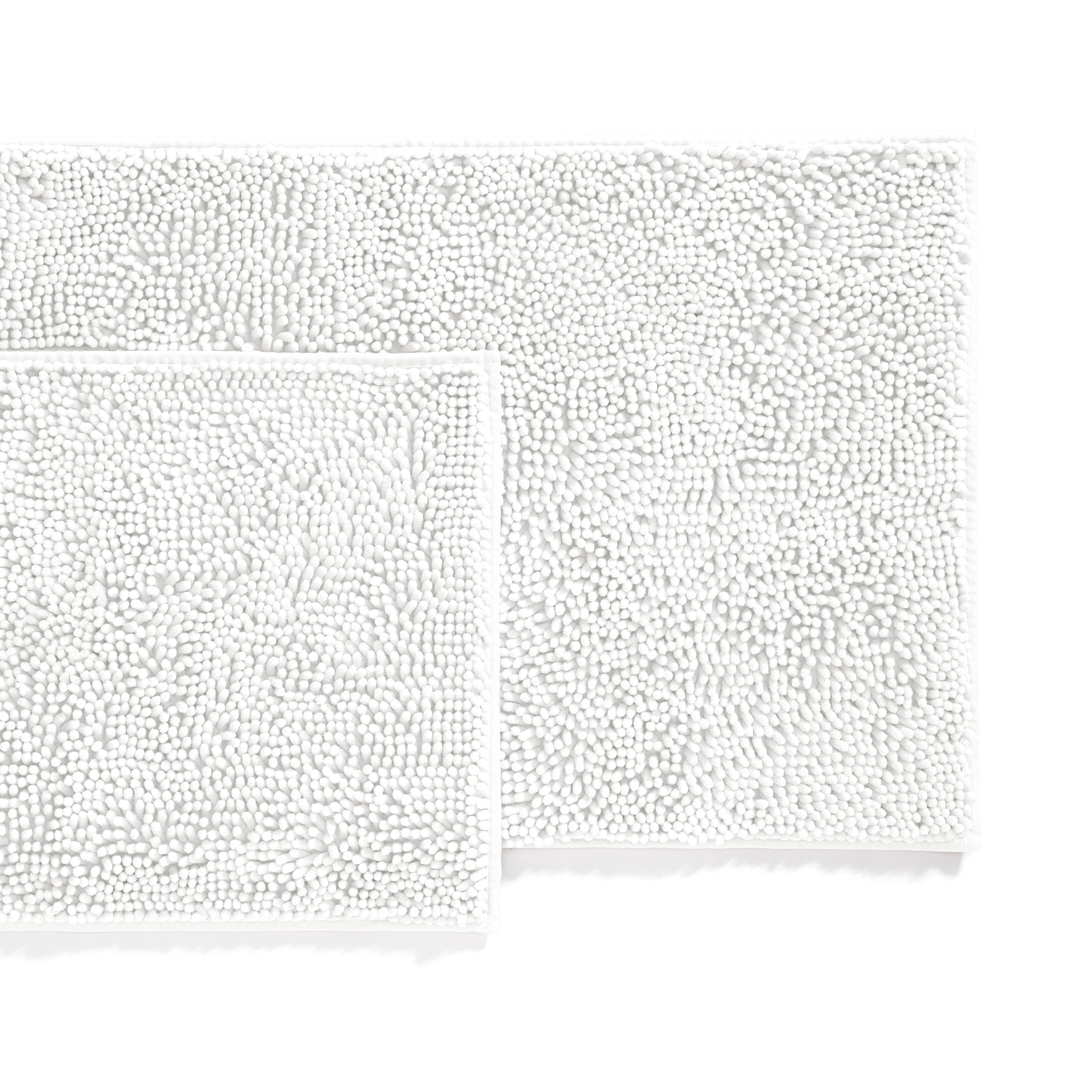 Ultra-Plush Bath Mat, Soft and Absorbent Chenille with Anti-Skid Rubber Backing