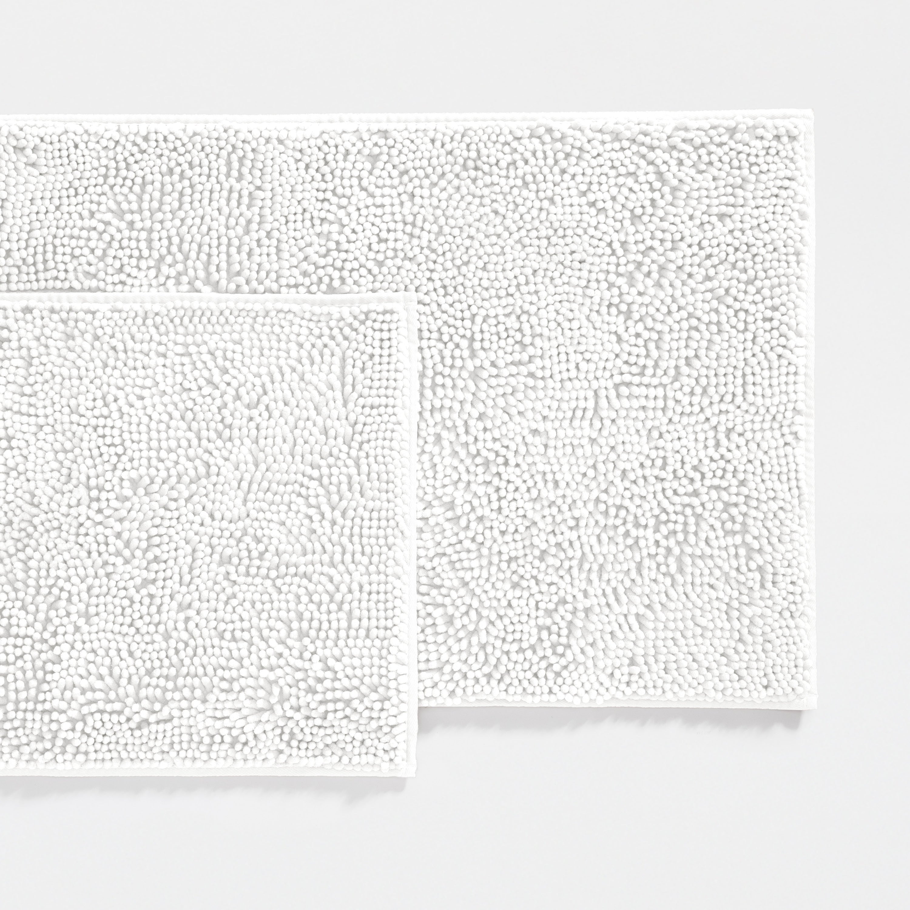 Ultra-Plush Bath Mat, Soft and Absorbent Chenille with Anti-Skid Rubber Backing