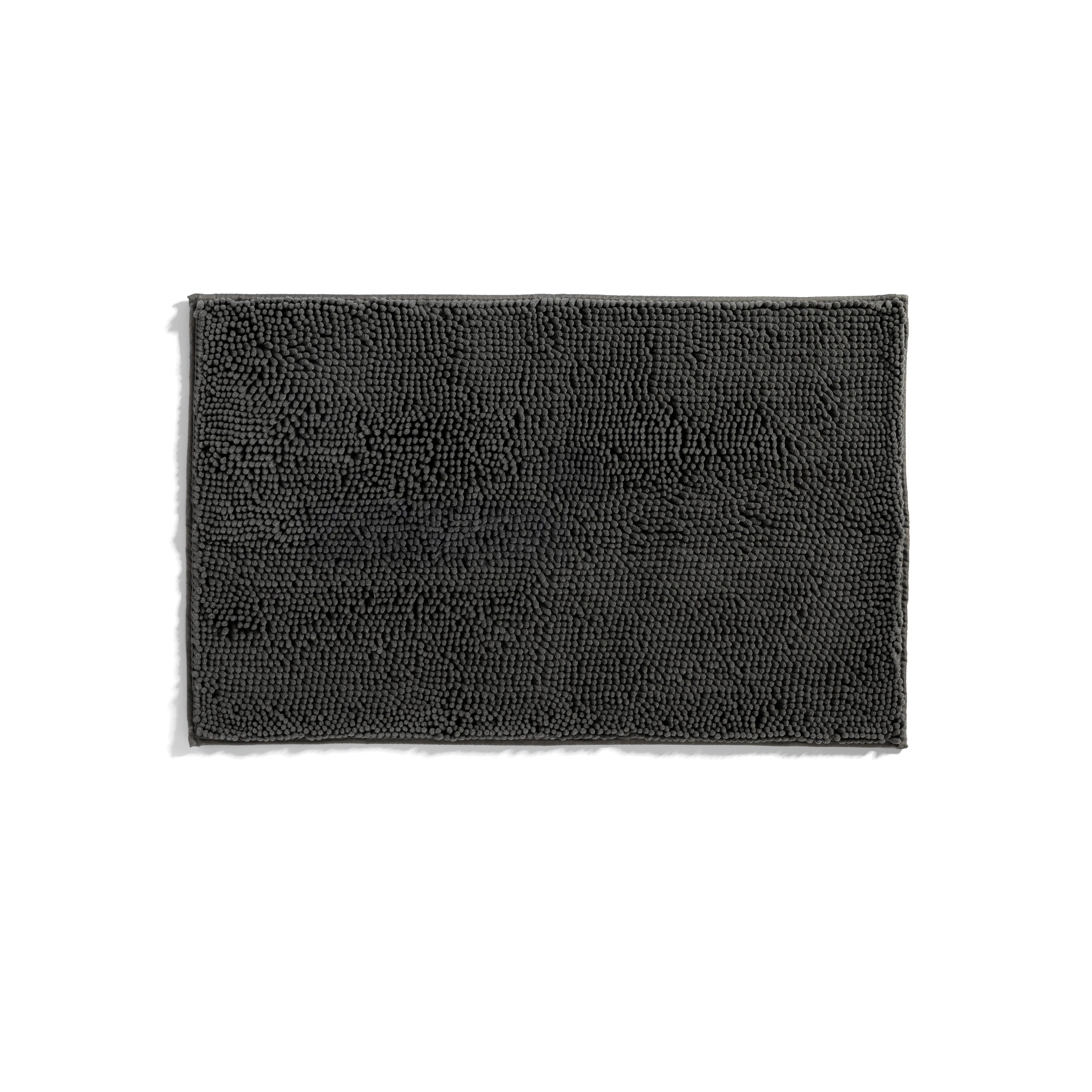 Ultra-Plush Bath Mat, Soft and Absorbent Chenille with Anti-Skid Rubber Backing