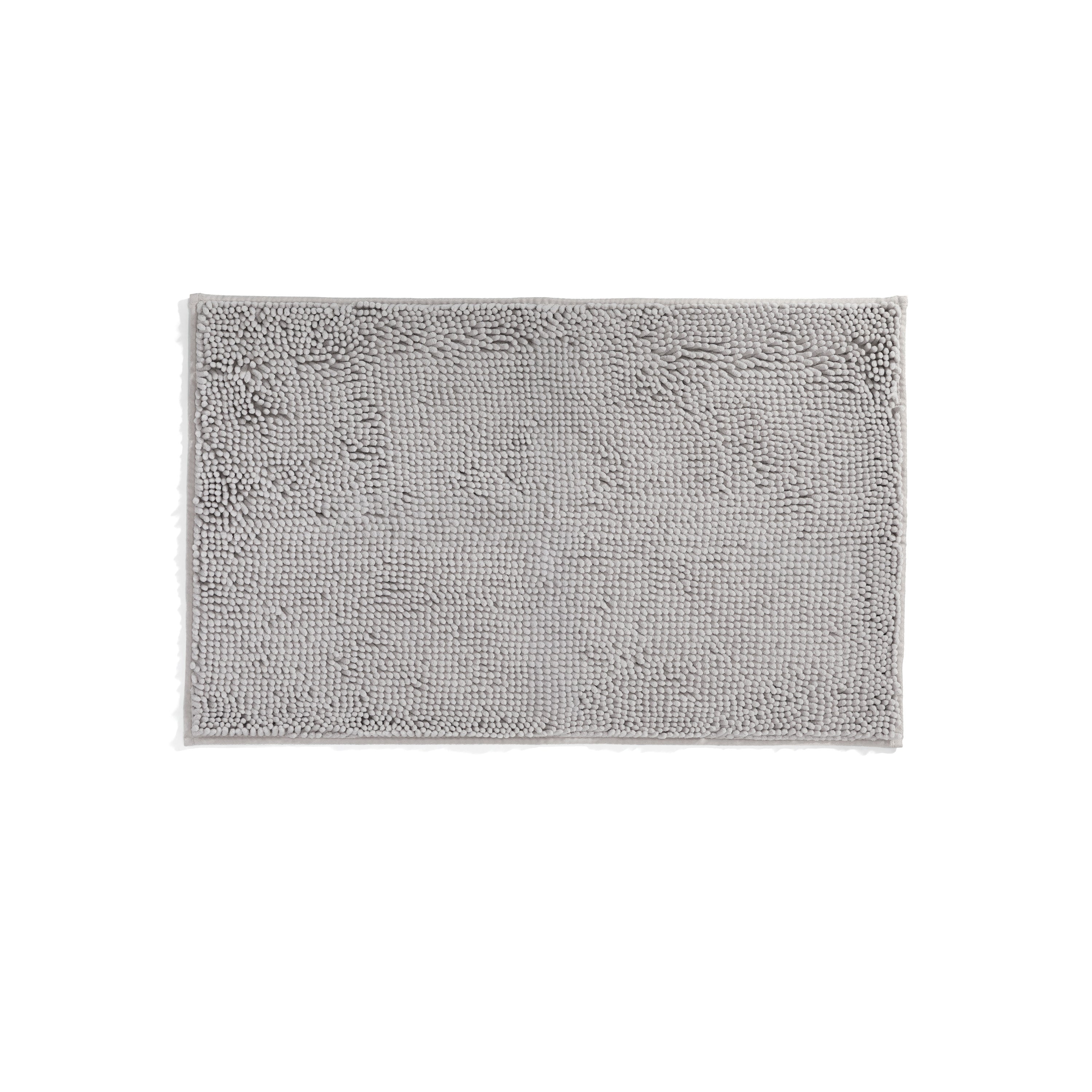 Ultra-Plush Bath Mat, Soft and Absorbent Chenille with Anti-Skid Rubber Backing