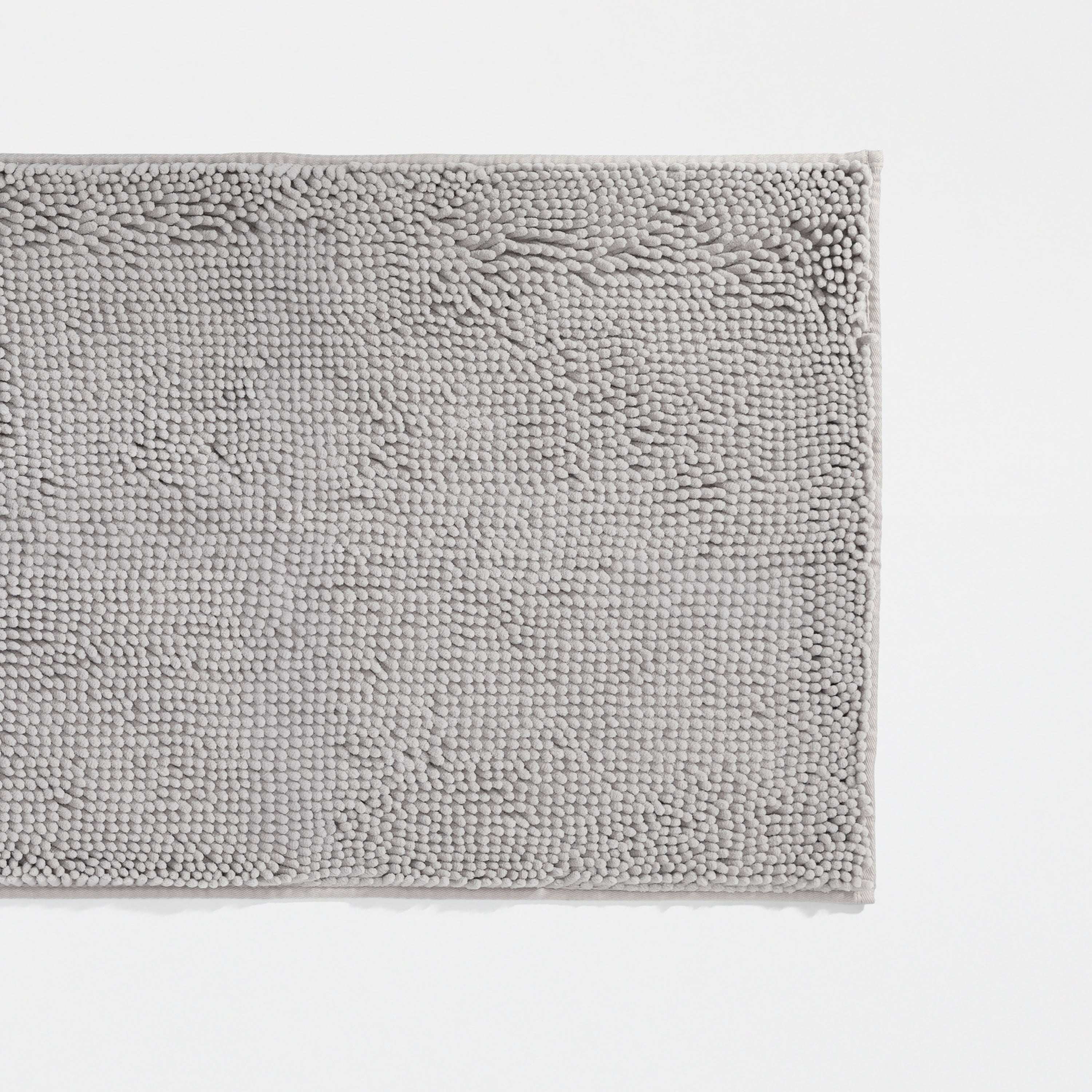 Ultra-Plush Bath Mat, Soft and Absorbent Chenille with Anti-Skid Rubber Backing