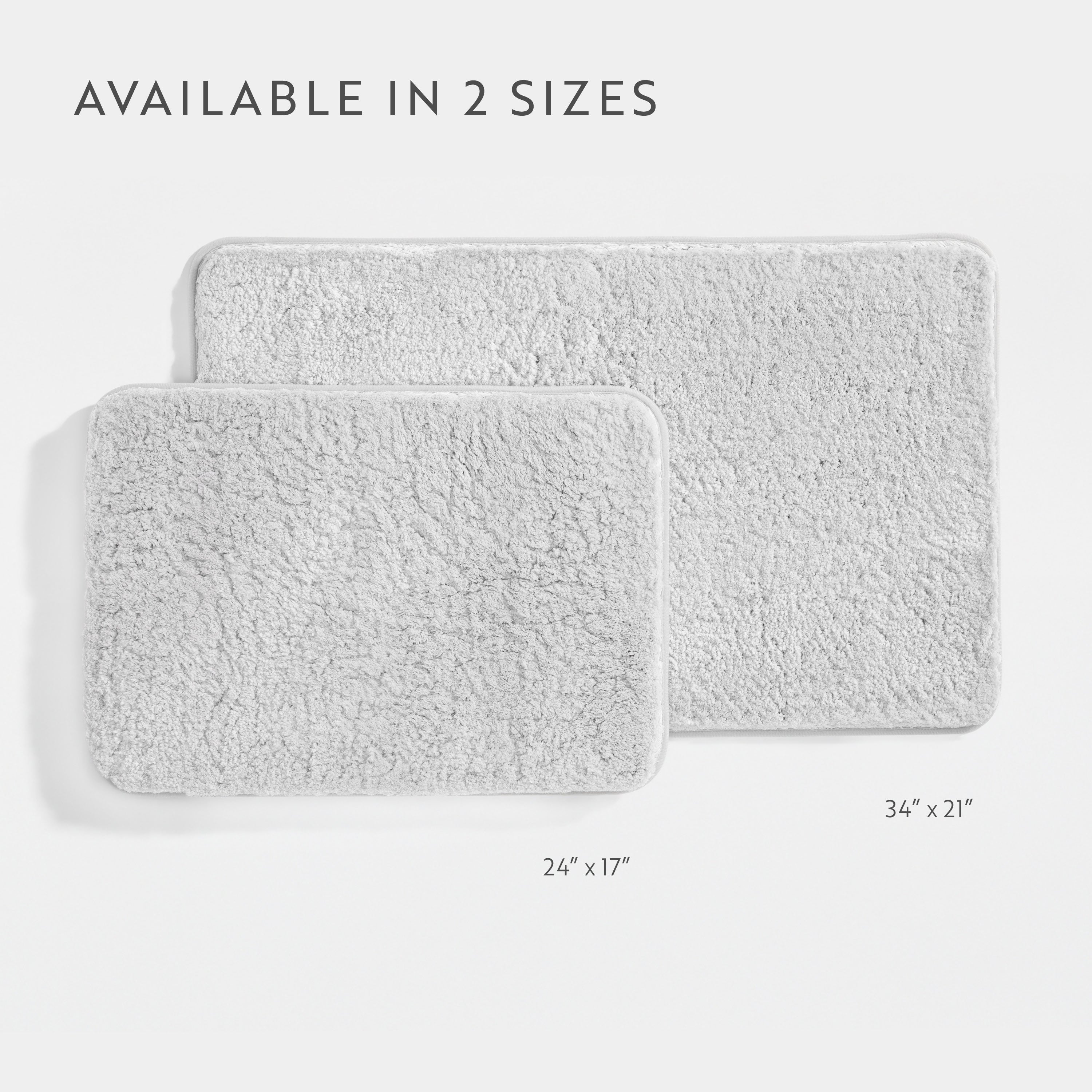 Ultra-Plush Bath Mat, Soft and Absorbent Shaggy Style with Anti-Skid Rubber Backing
