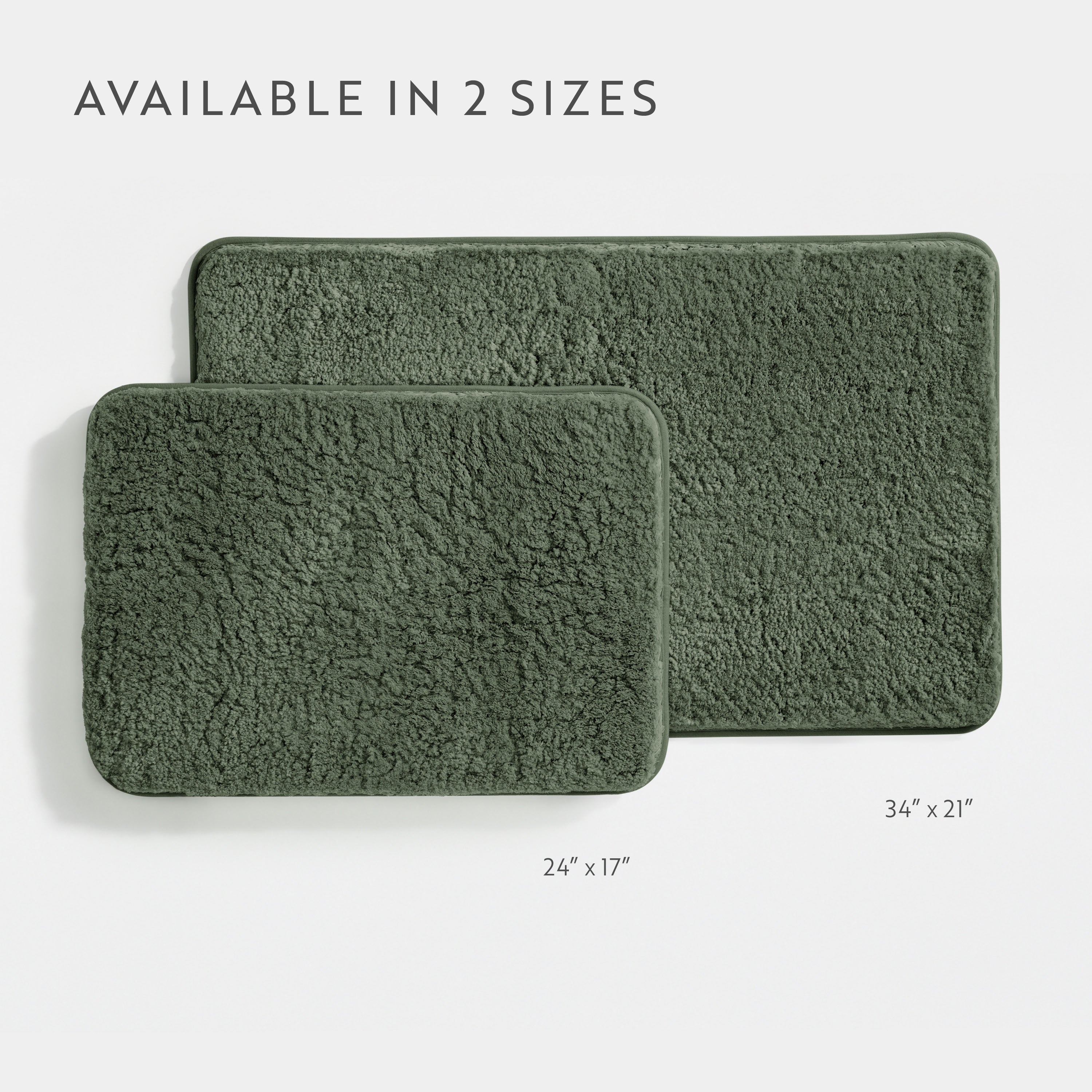 Ultra-Plush Bath Mat, Soft and Absorbent Shaggy Style with Anti-Skid Rubber Backing