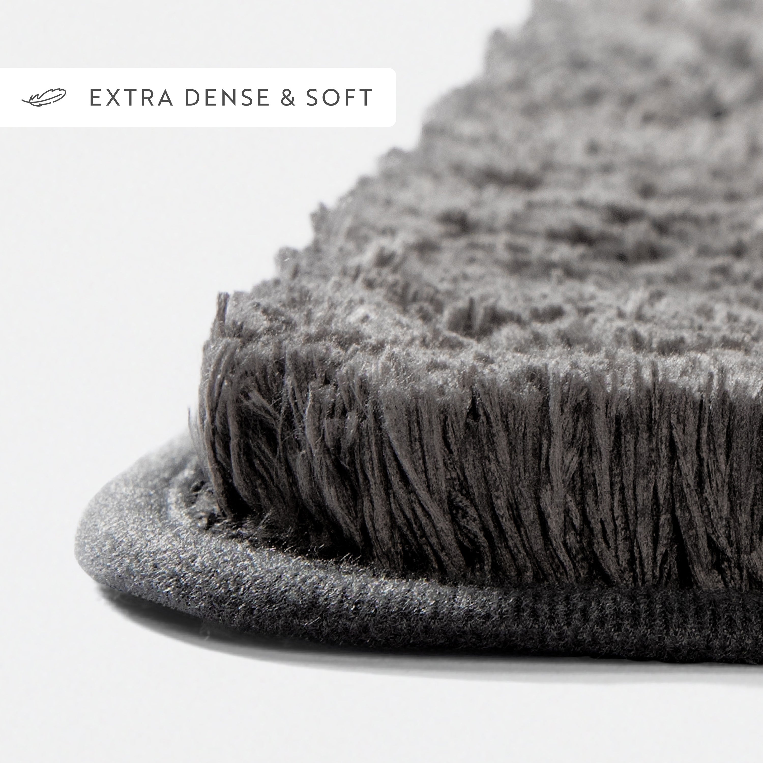 Ultra-Plush Bath Mat, Soft and Absorbent Shaggy Style with Anti-Skid Rubber Backing