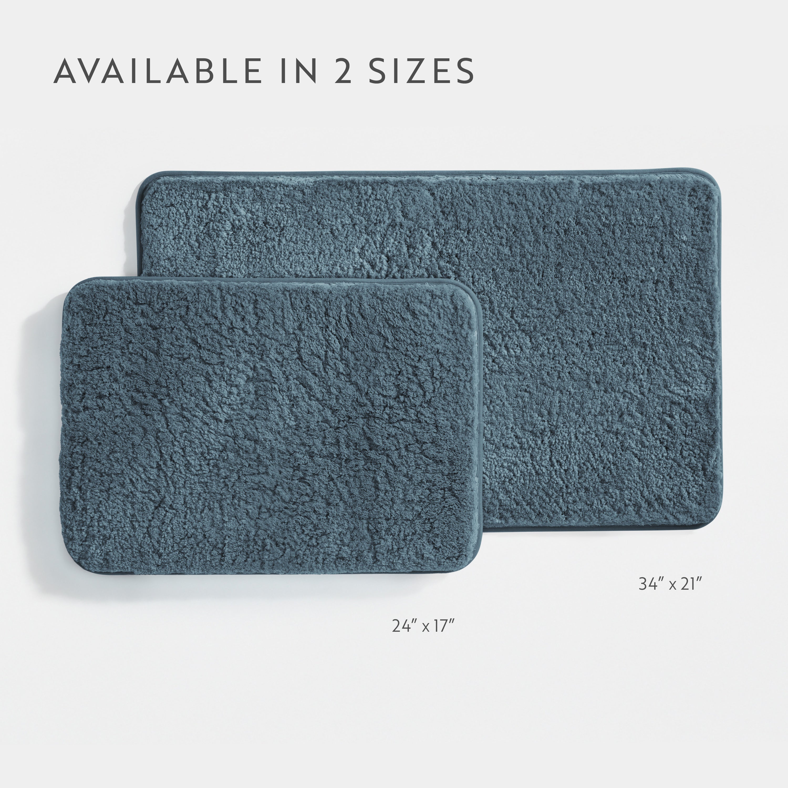 Ultra-Plush Bath Mat, Soft and Absorbent Shaggy Style with Anti-Skid Rubber Backing