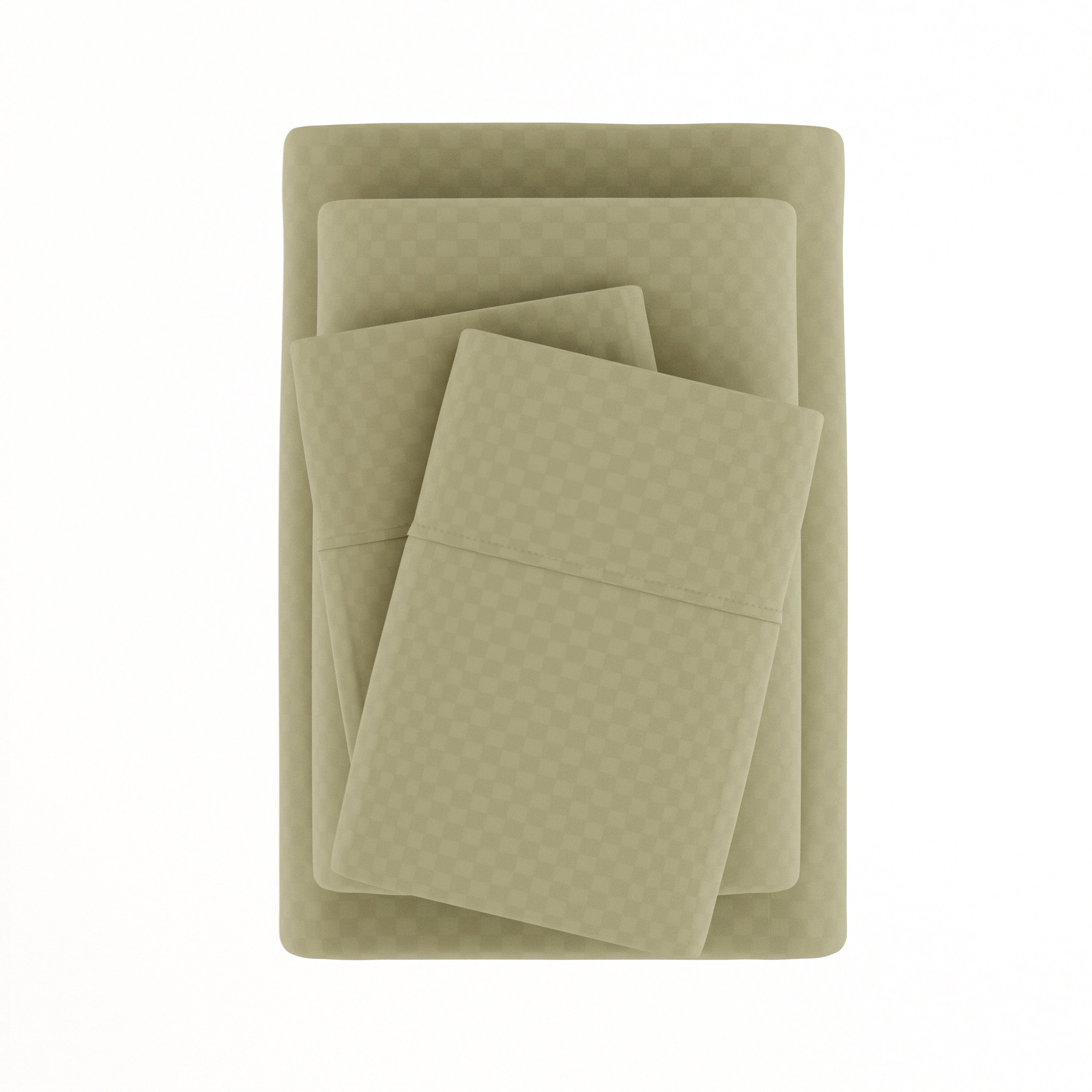 Checkered Embossed 4-Piece Sheet Set