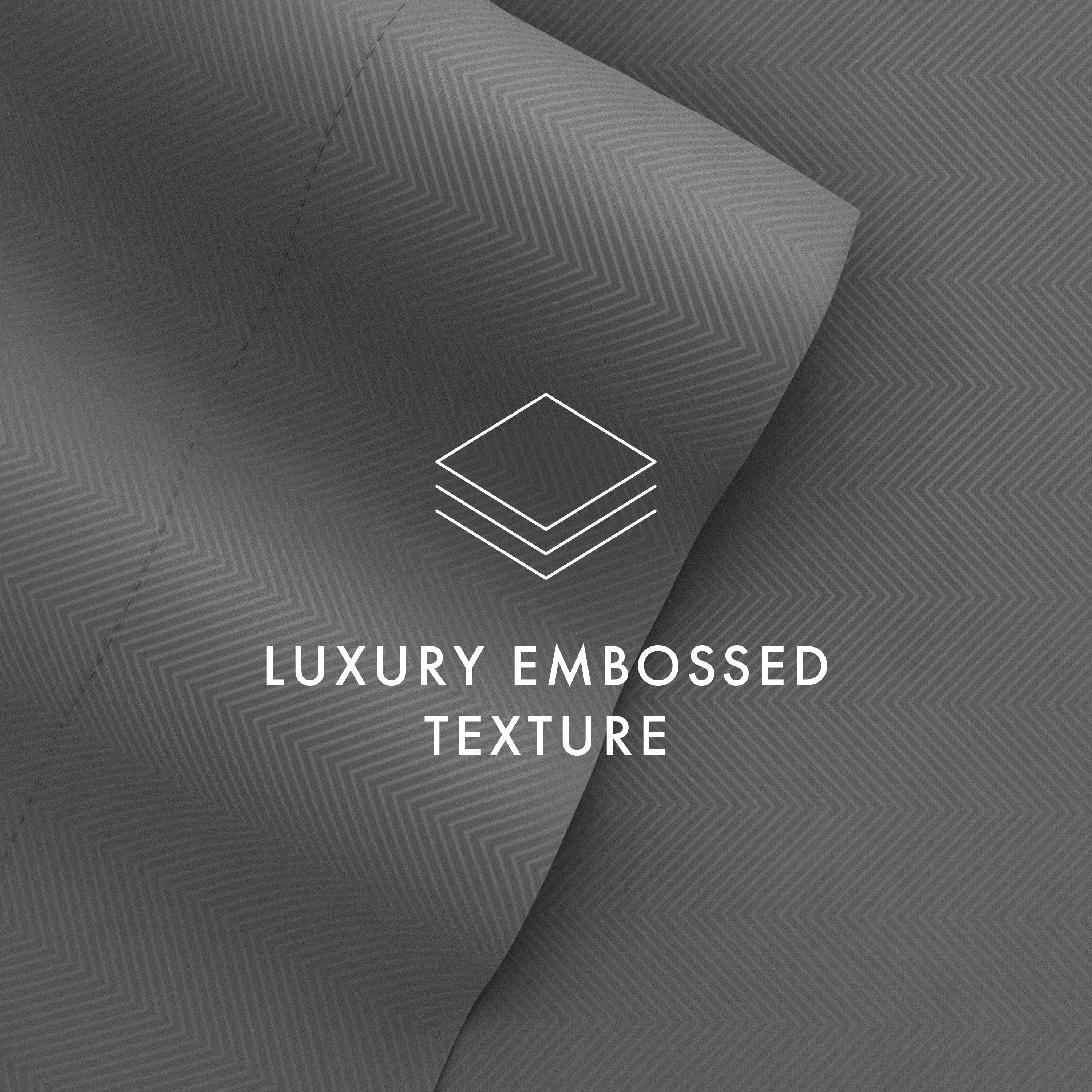 Chevron Embossed 4-Piece Sheet Set