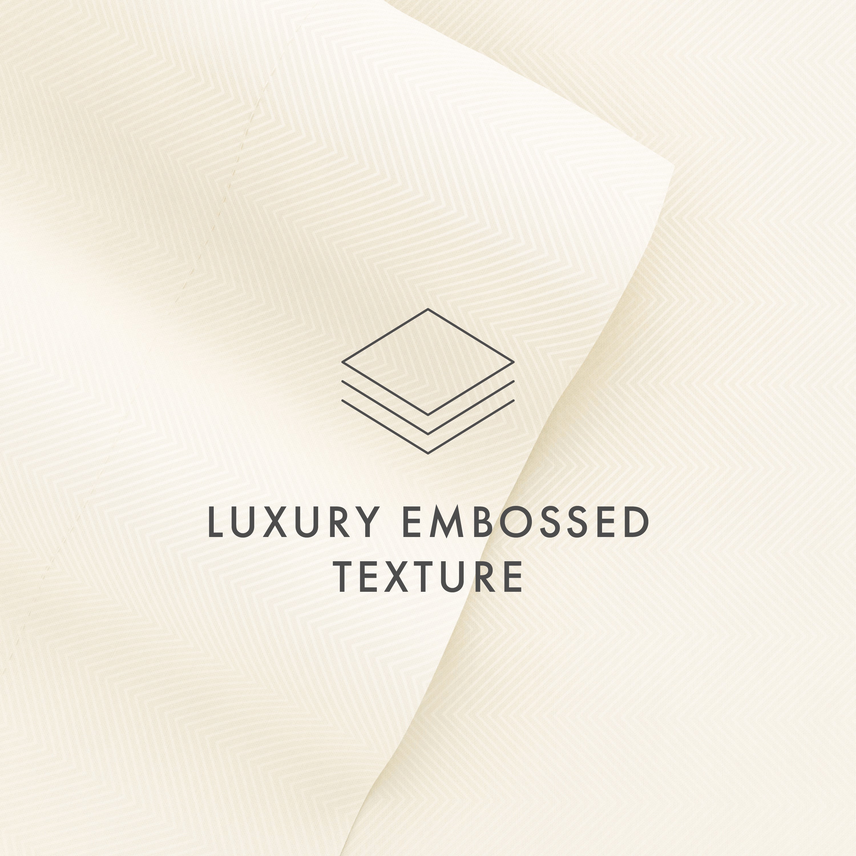 Chevron Embossed 4-Piece Sheet Set