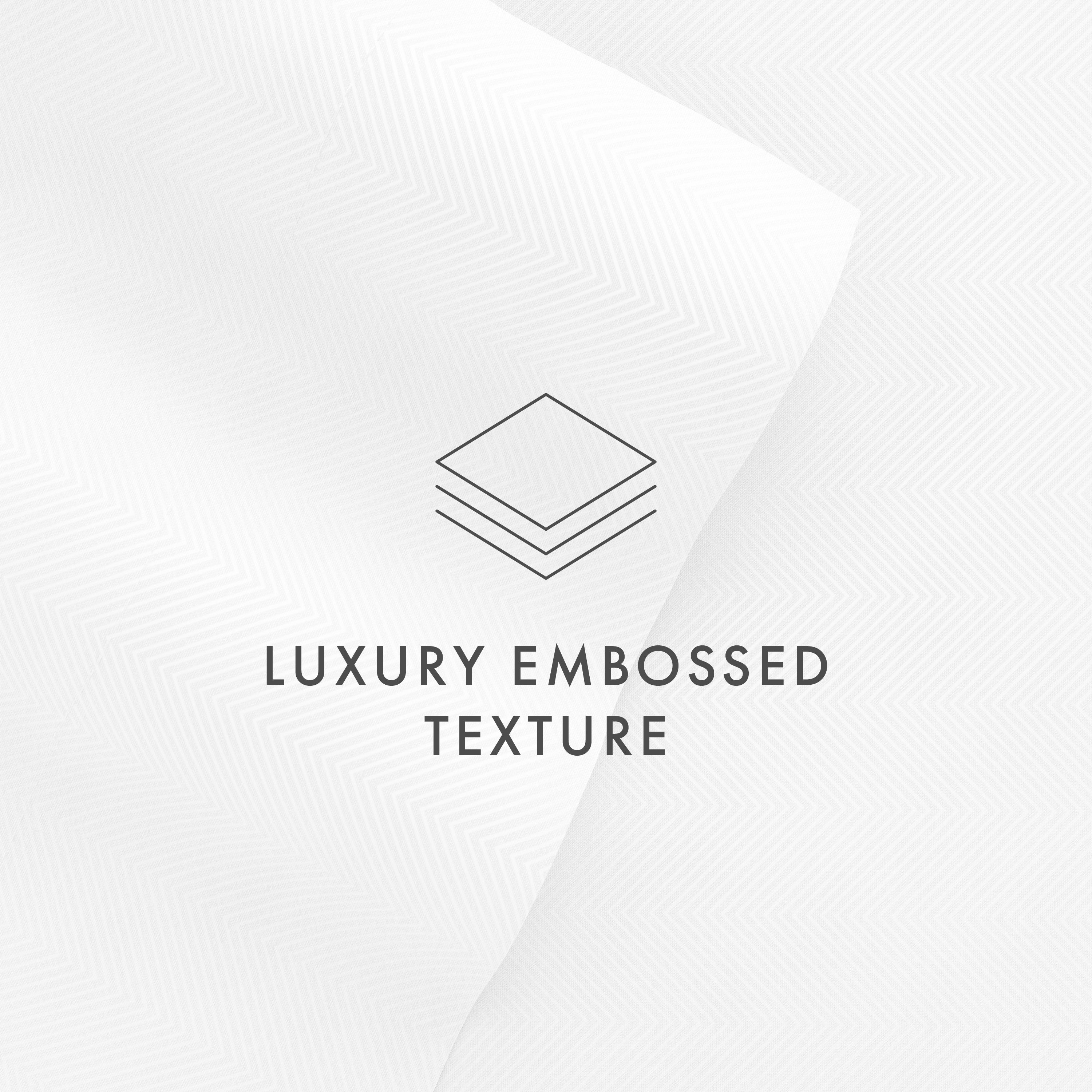 Chevron Embossed 4-Piece Sheet Set