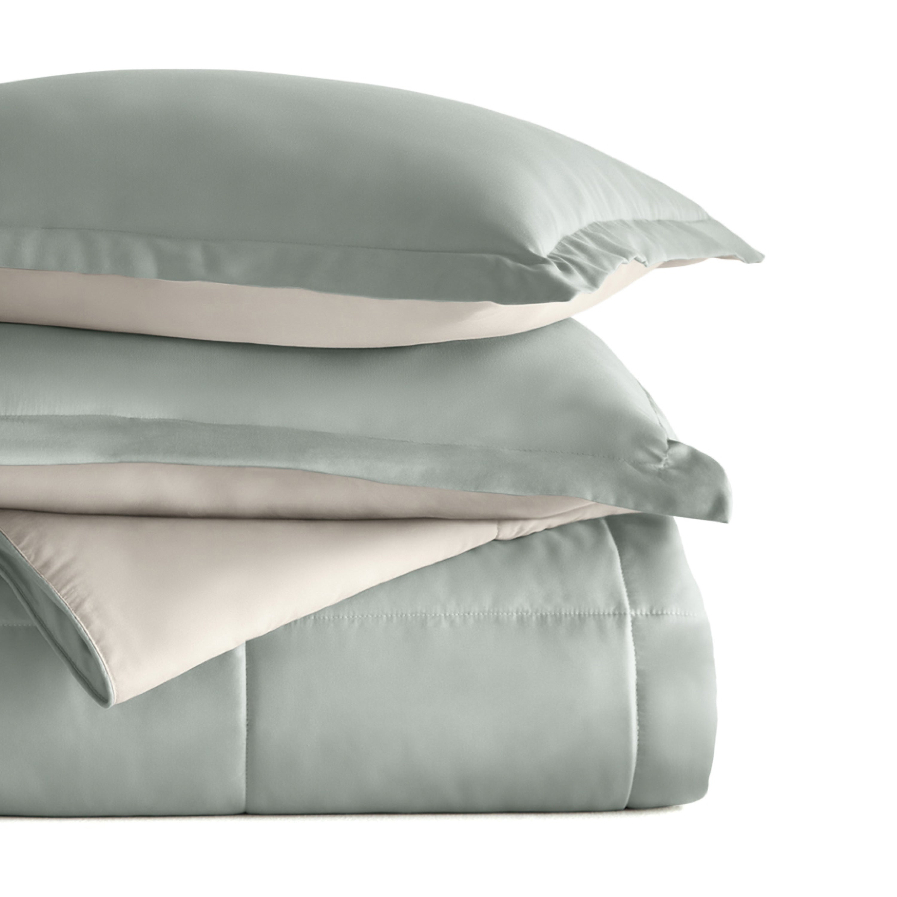 Lightweight All Season Reversible Down-Alternative Comforter Set