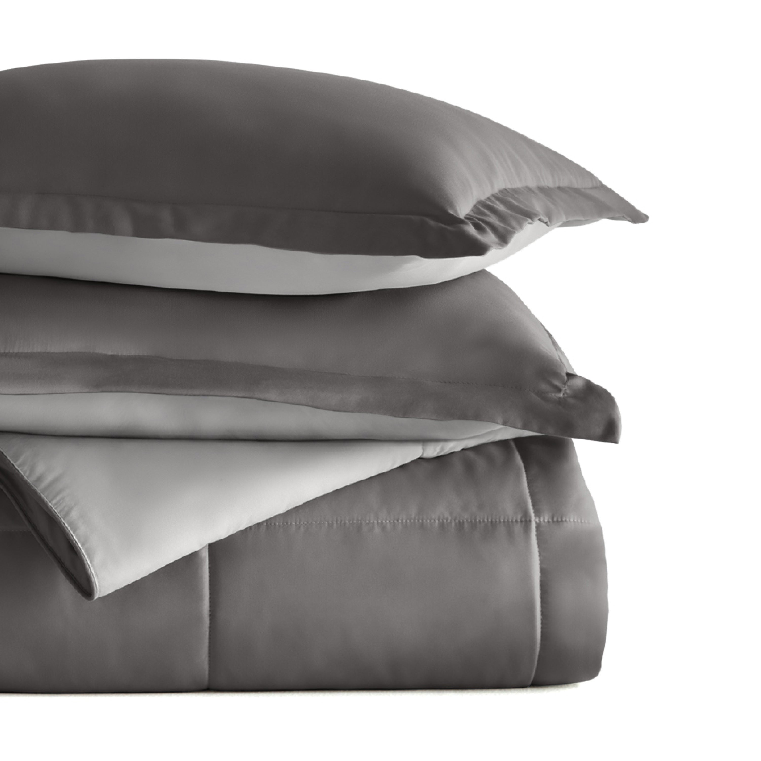 Lightweight All Season Reversible Down-Alternative Comforter Set