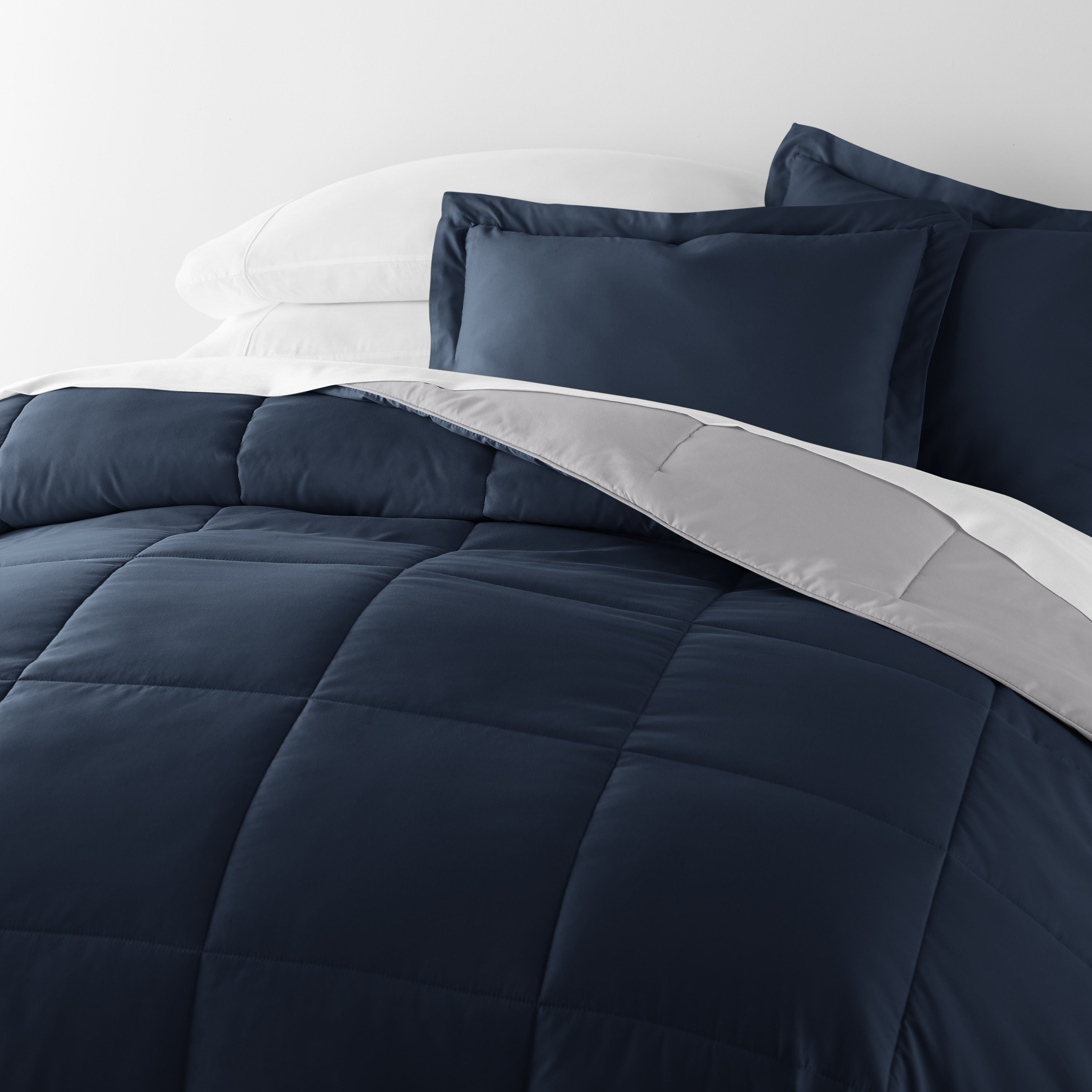 Lightweight All Season Reversible Down-Alternative Comforter Set