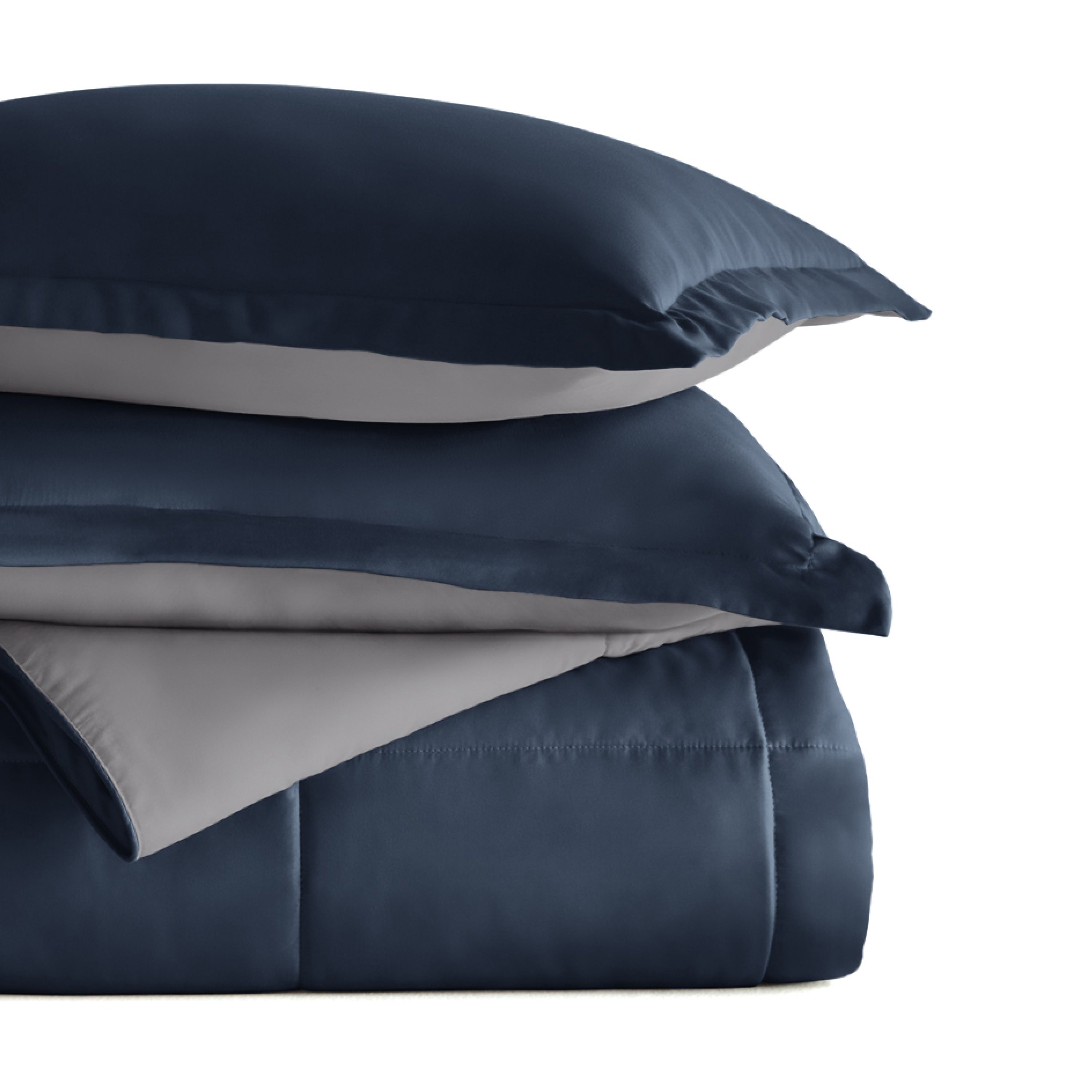 Lightweight All Season Reversible Down-Alternative Comforter Set