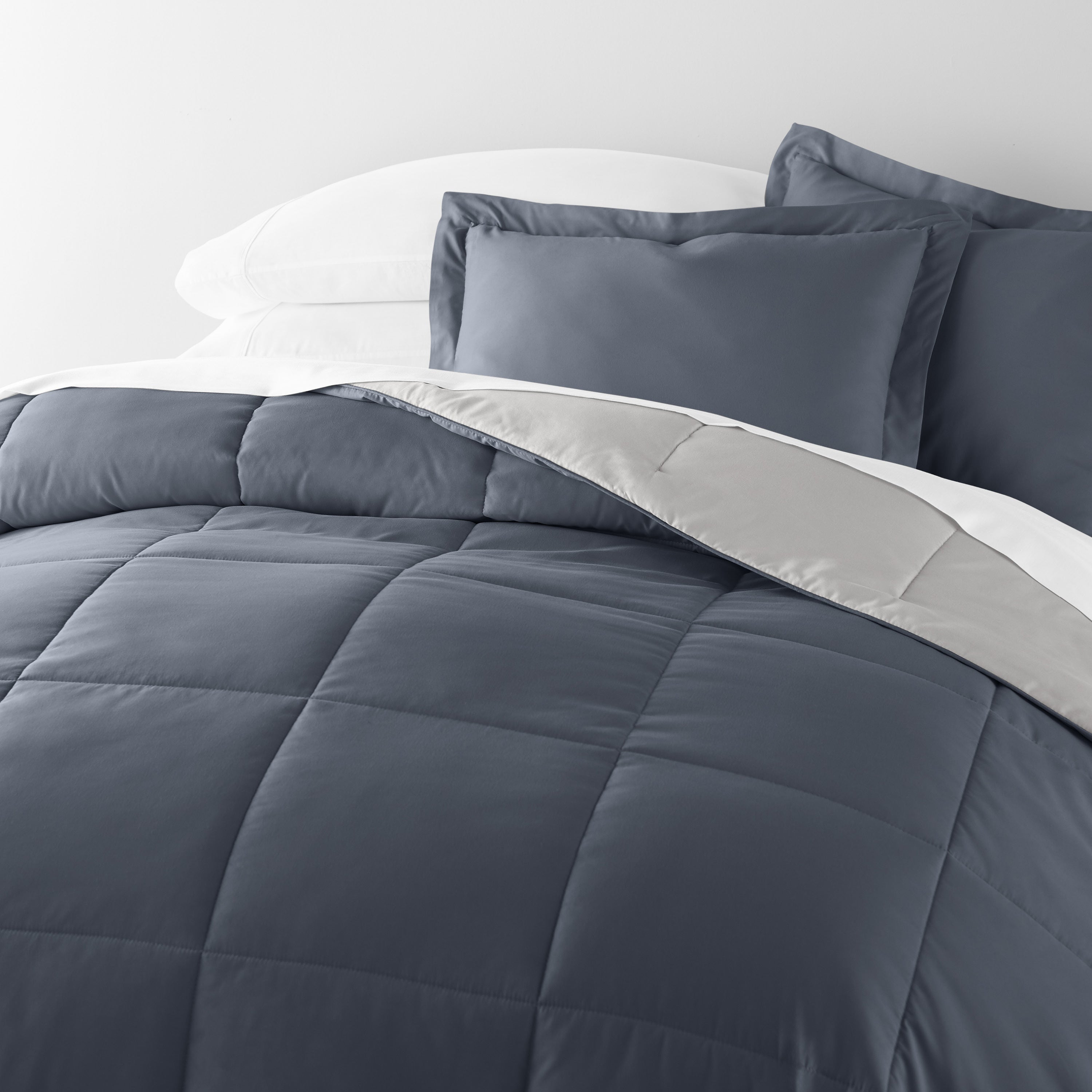 Lightweight All Season Reversible Down-Alternative Comforter Set
