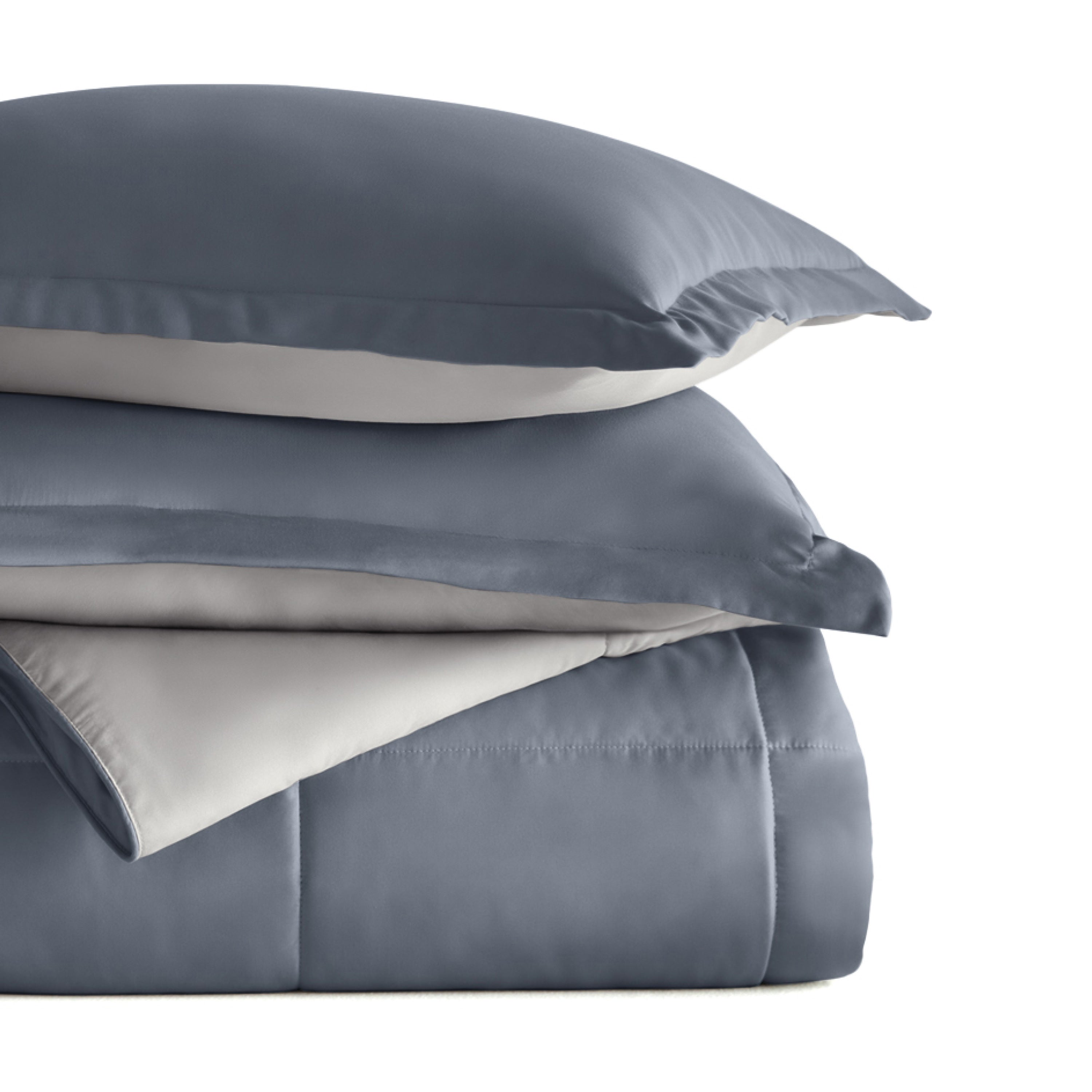Lightweight All Season Reversible Down-Alternative Comforter Set