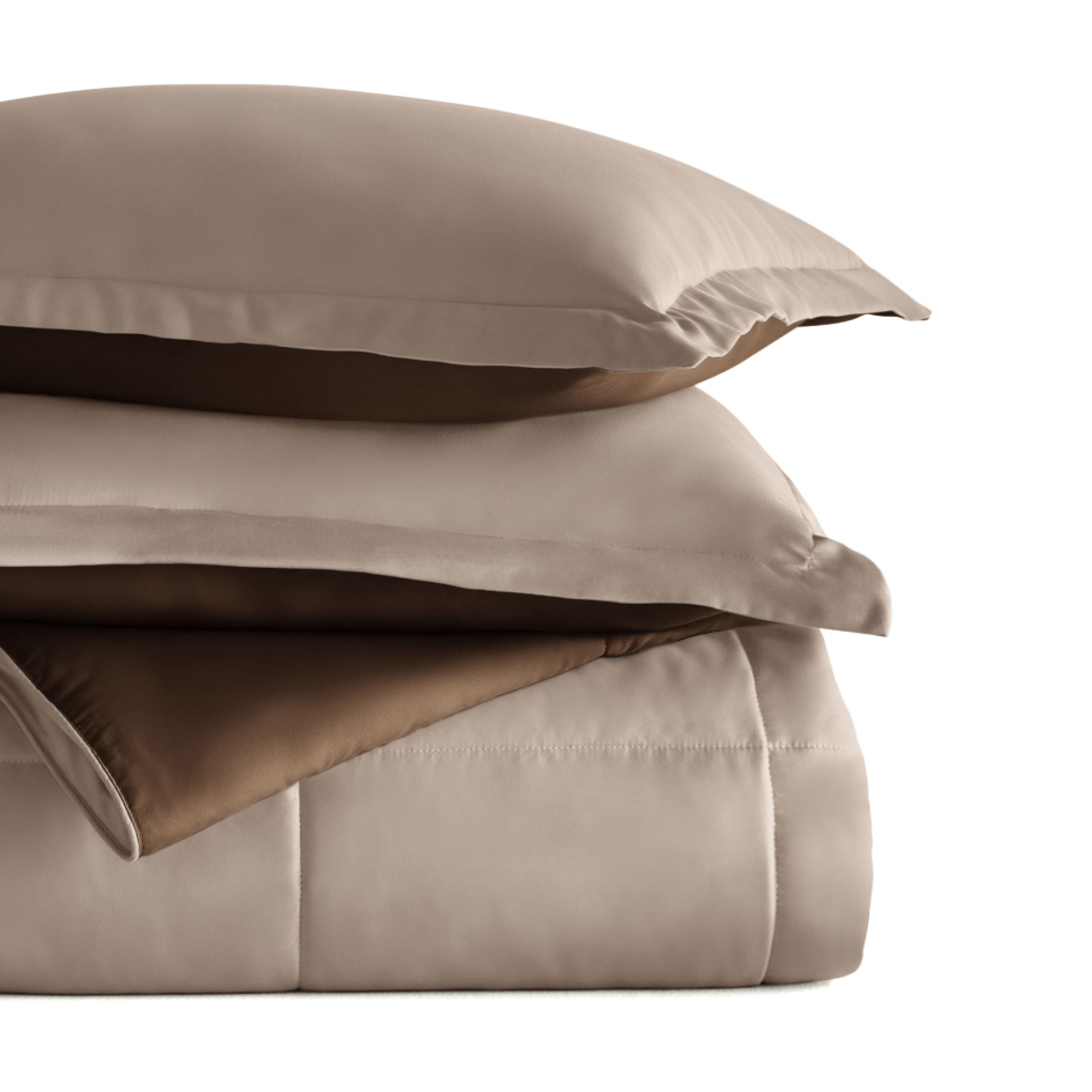 Lightweight All Season Reversible Down-Alternative Comforter Set