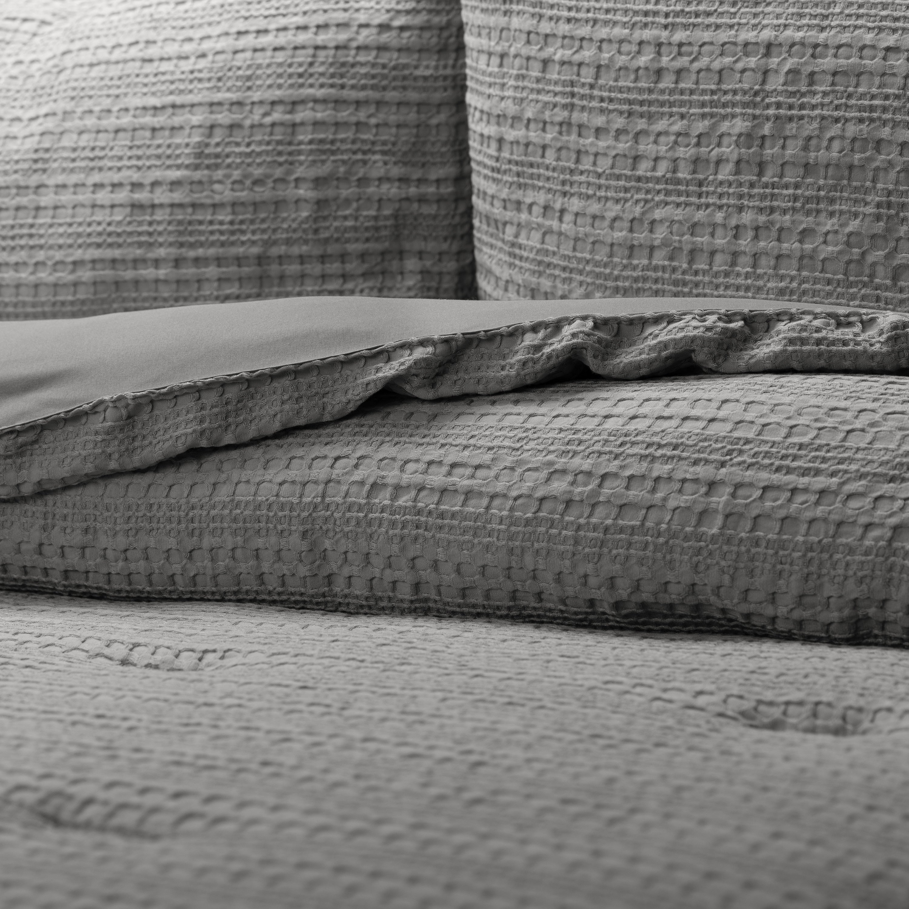 Waffle Textured Down-Alternative Comforter Set