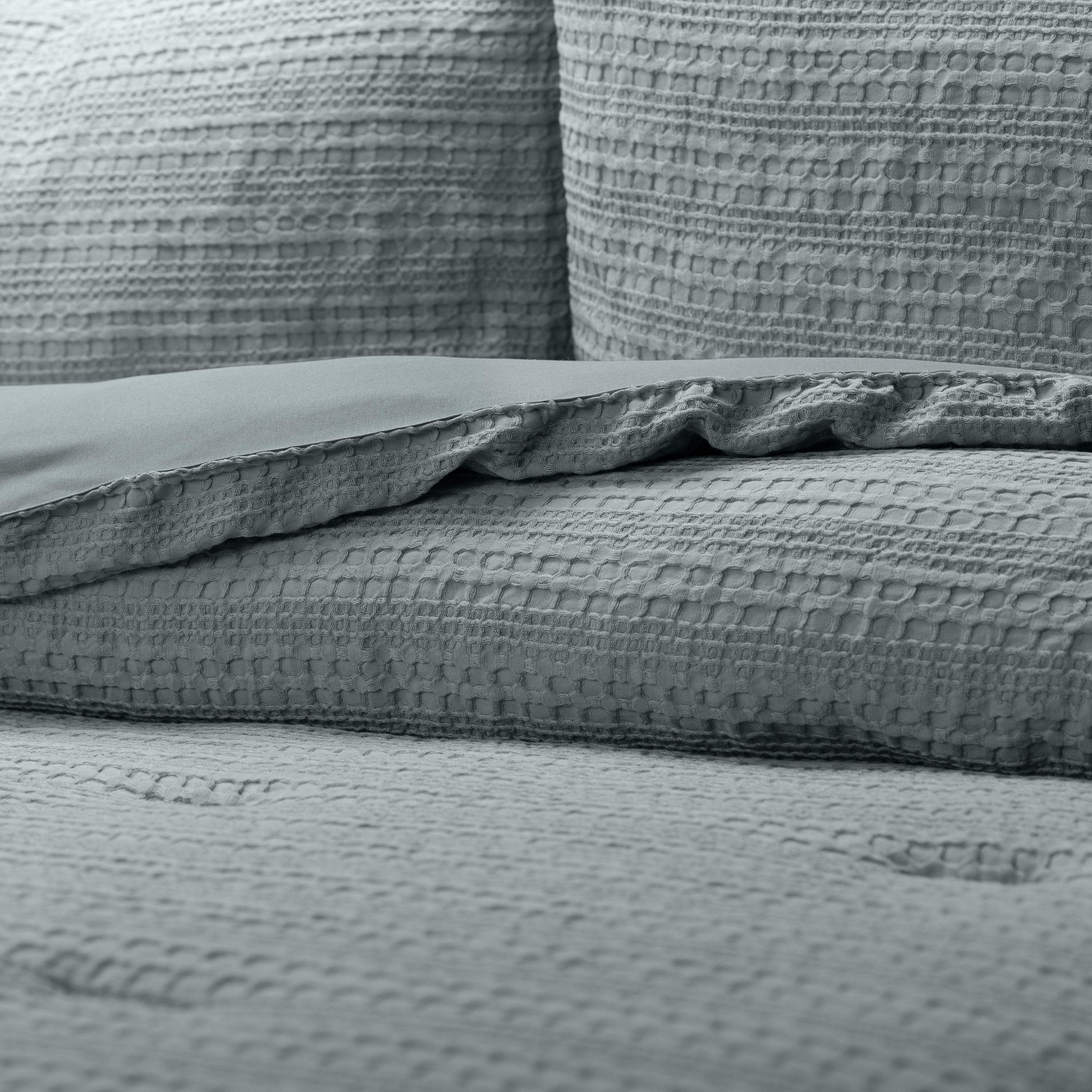 Waffle Textured Down-Alternative Comforter Set