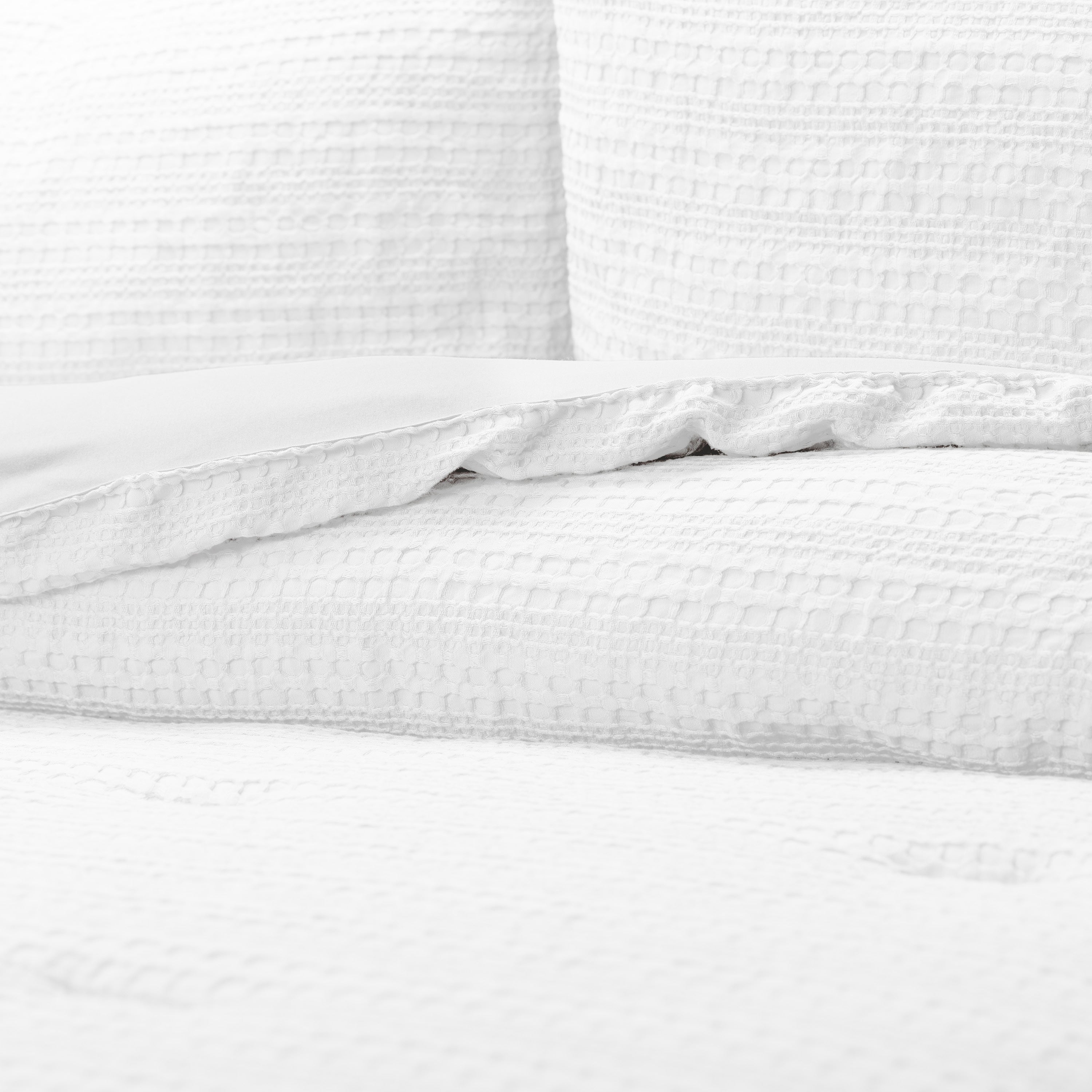 Waffle Textured Down-Alternative Comforter Set