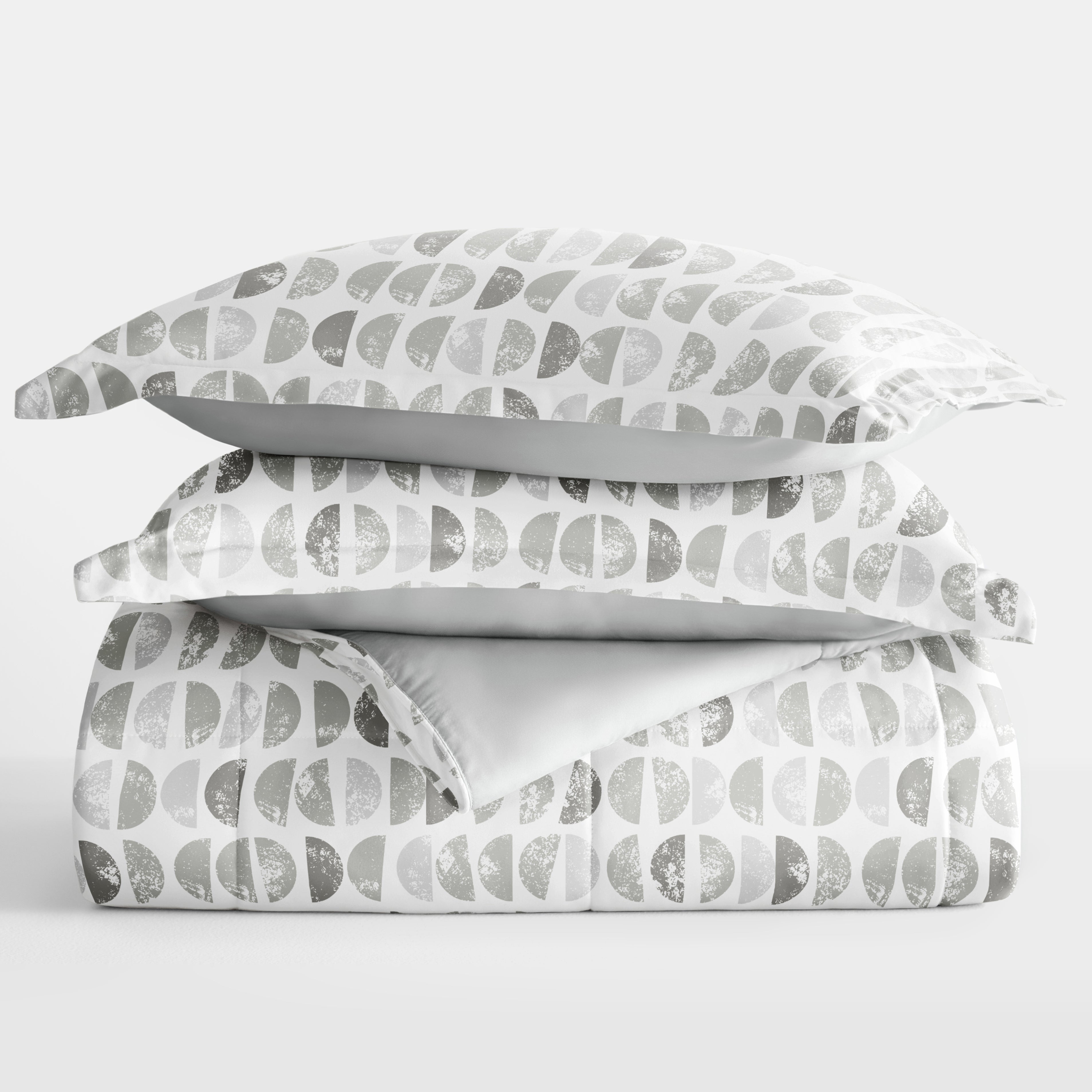 Moonlight Stars Reversible Patterned Down-Alternative Comforter Set