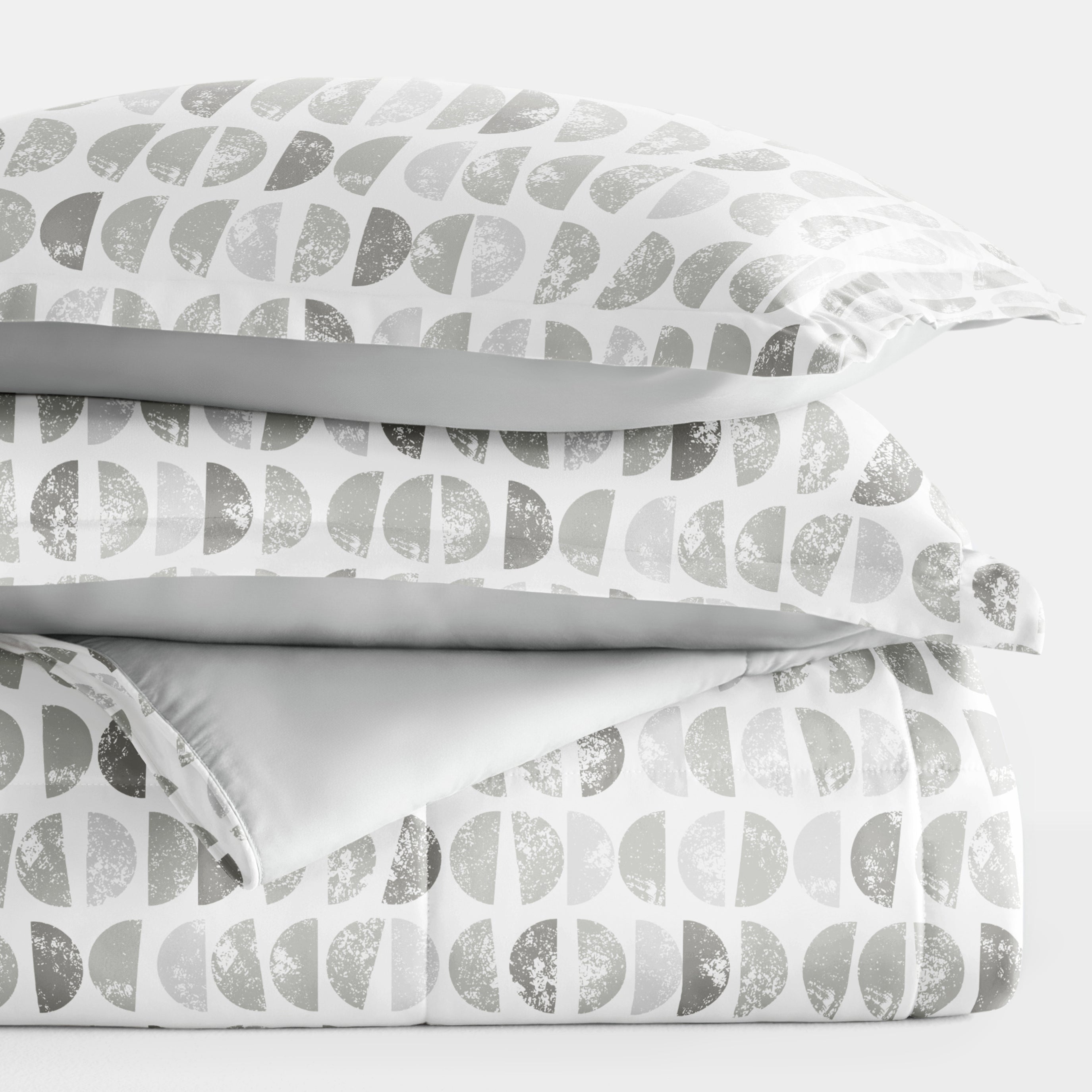 Moonlight Stars Reversible Patterned Down-Alternative Comforter Set