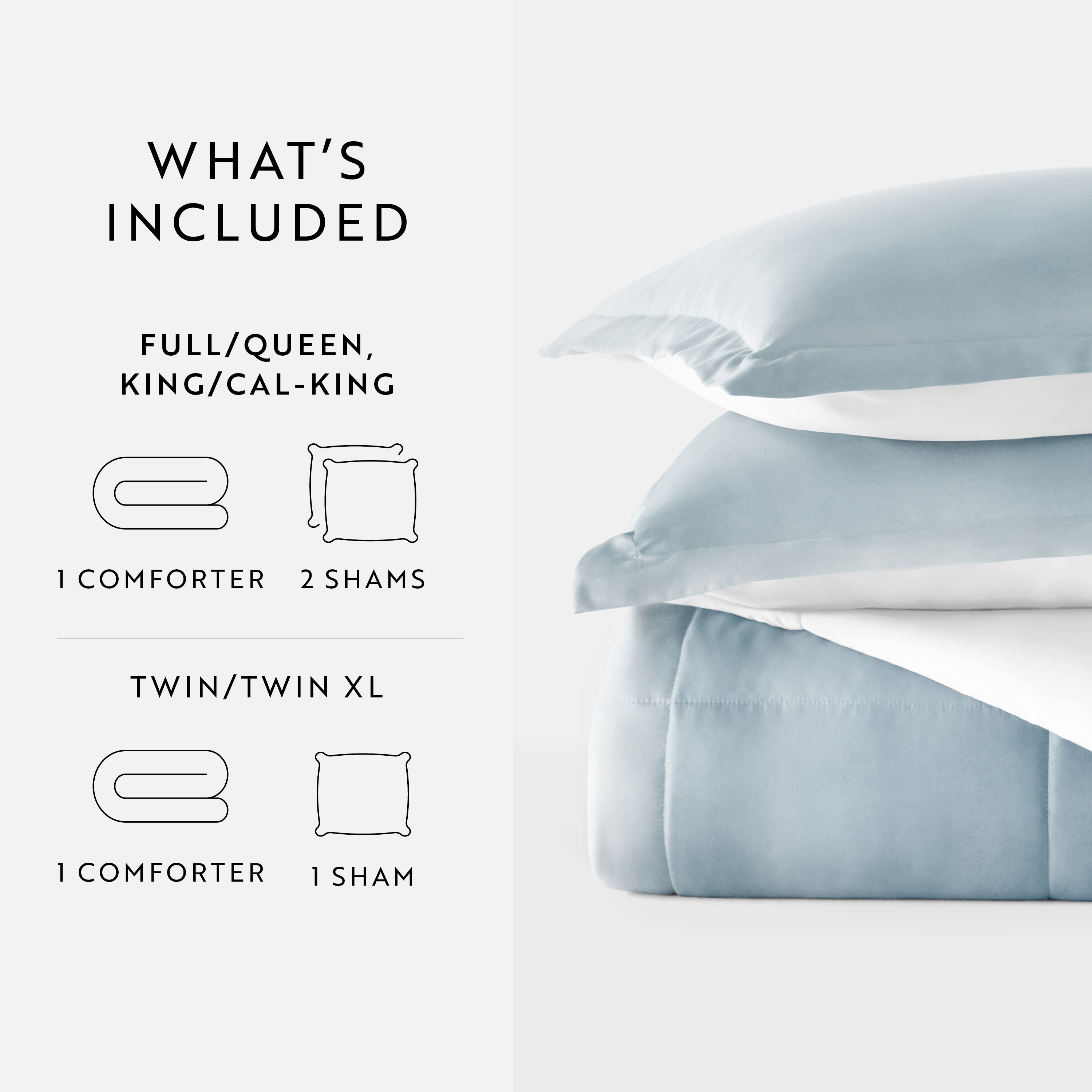 Ocean Waves Reversible Patterned Down-Alternative Comforter Set