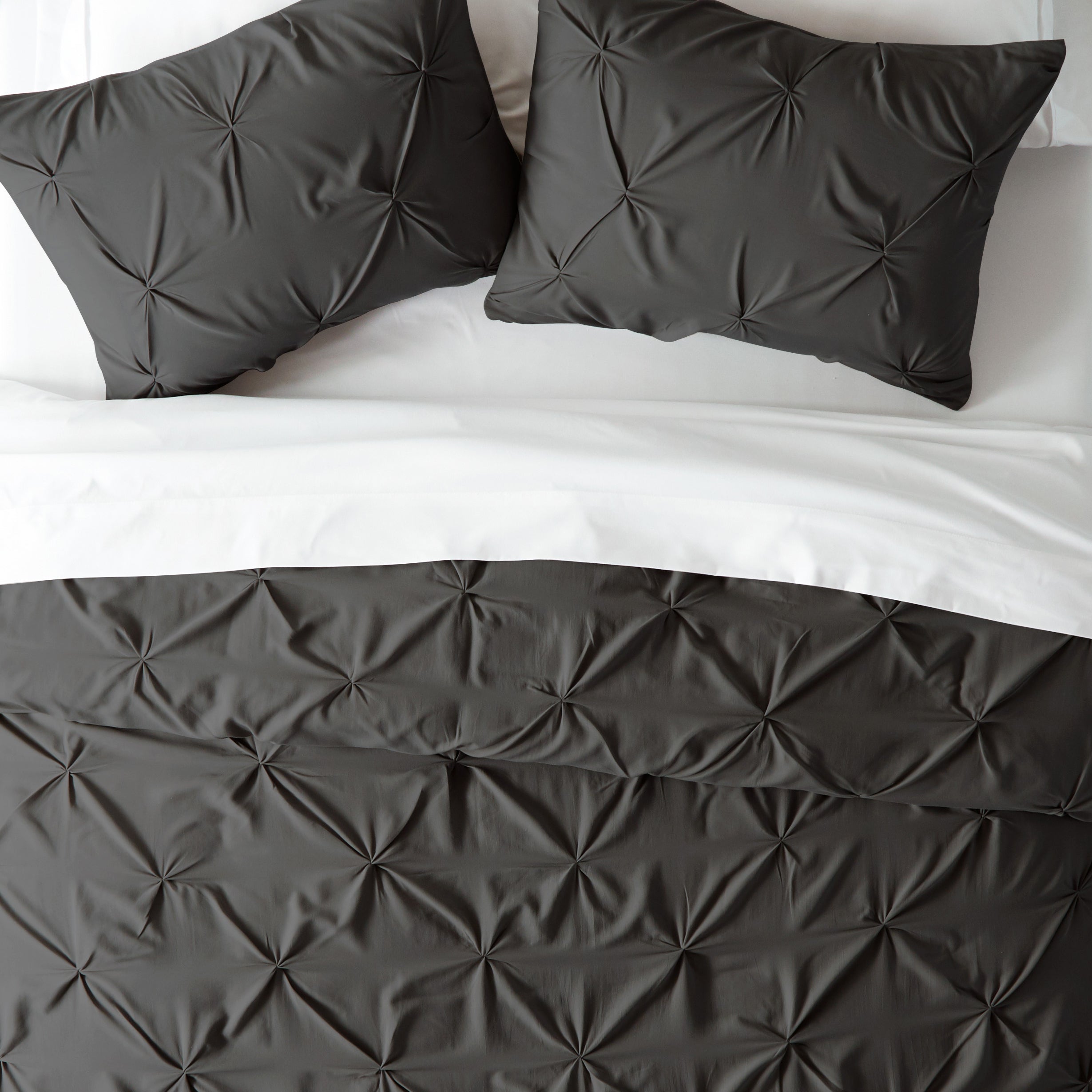 Pinch Pleat Duvet Cover Set
