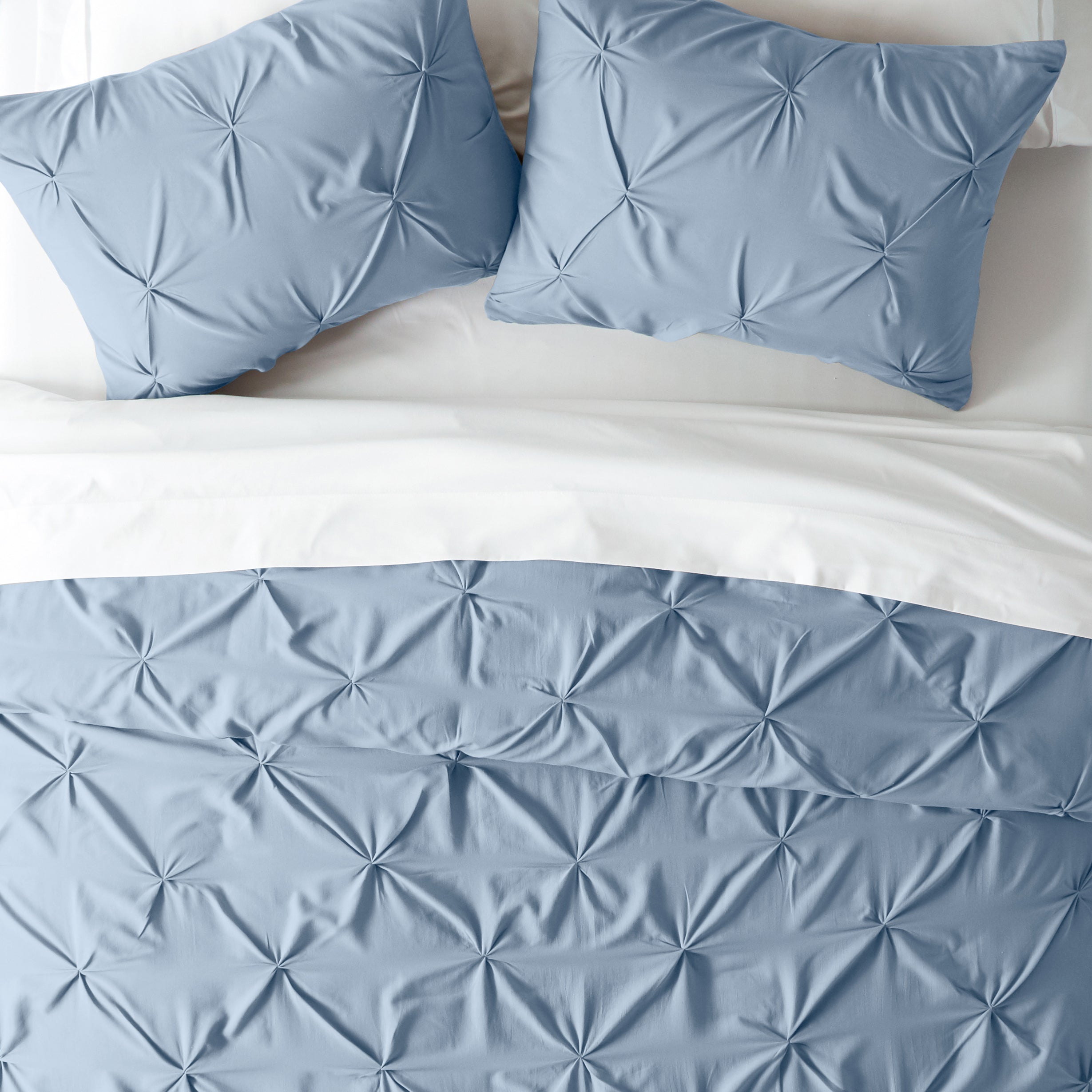 Pinch Pleat Duvet Cover Set