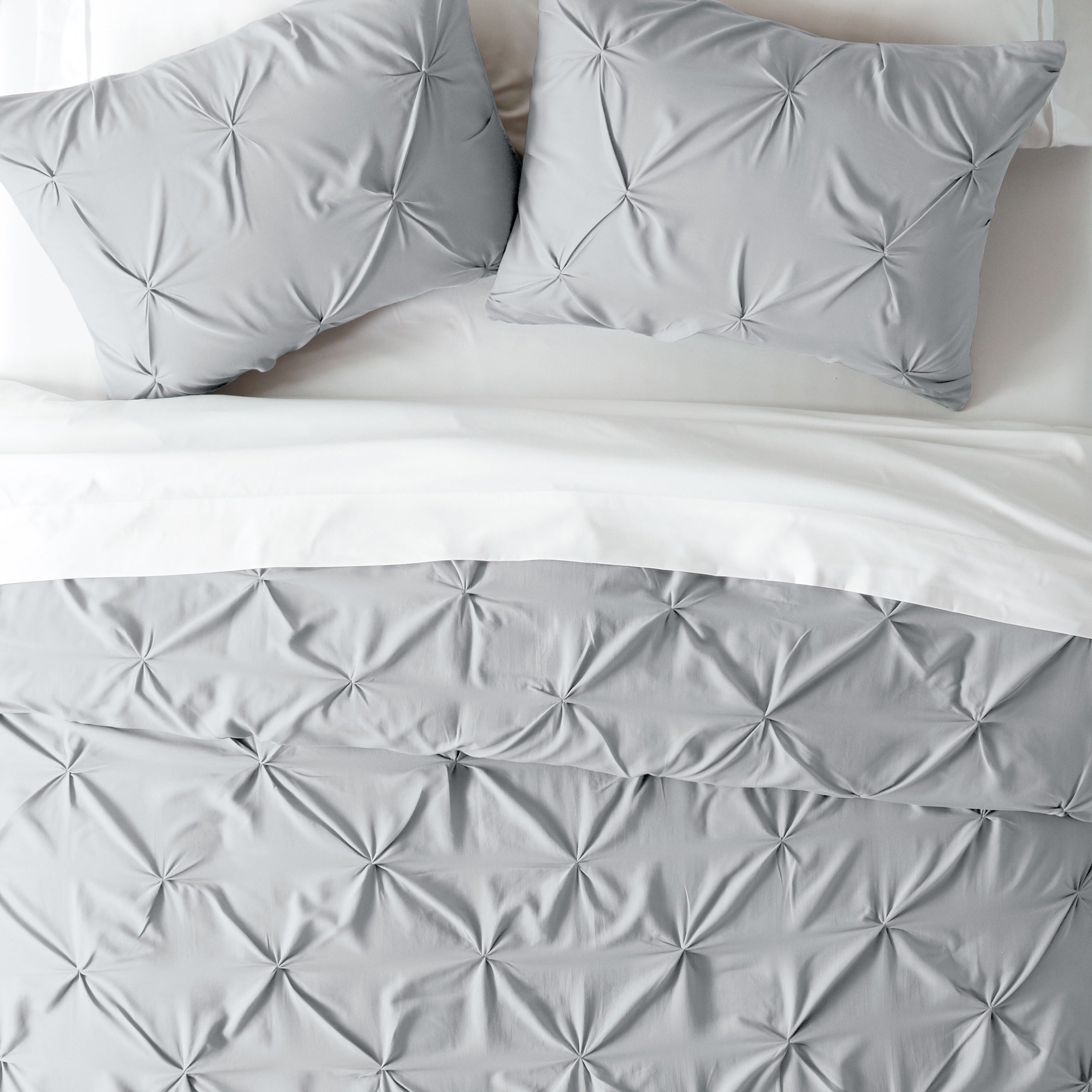 Pinch Pleat Duvet Cover Set