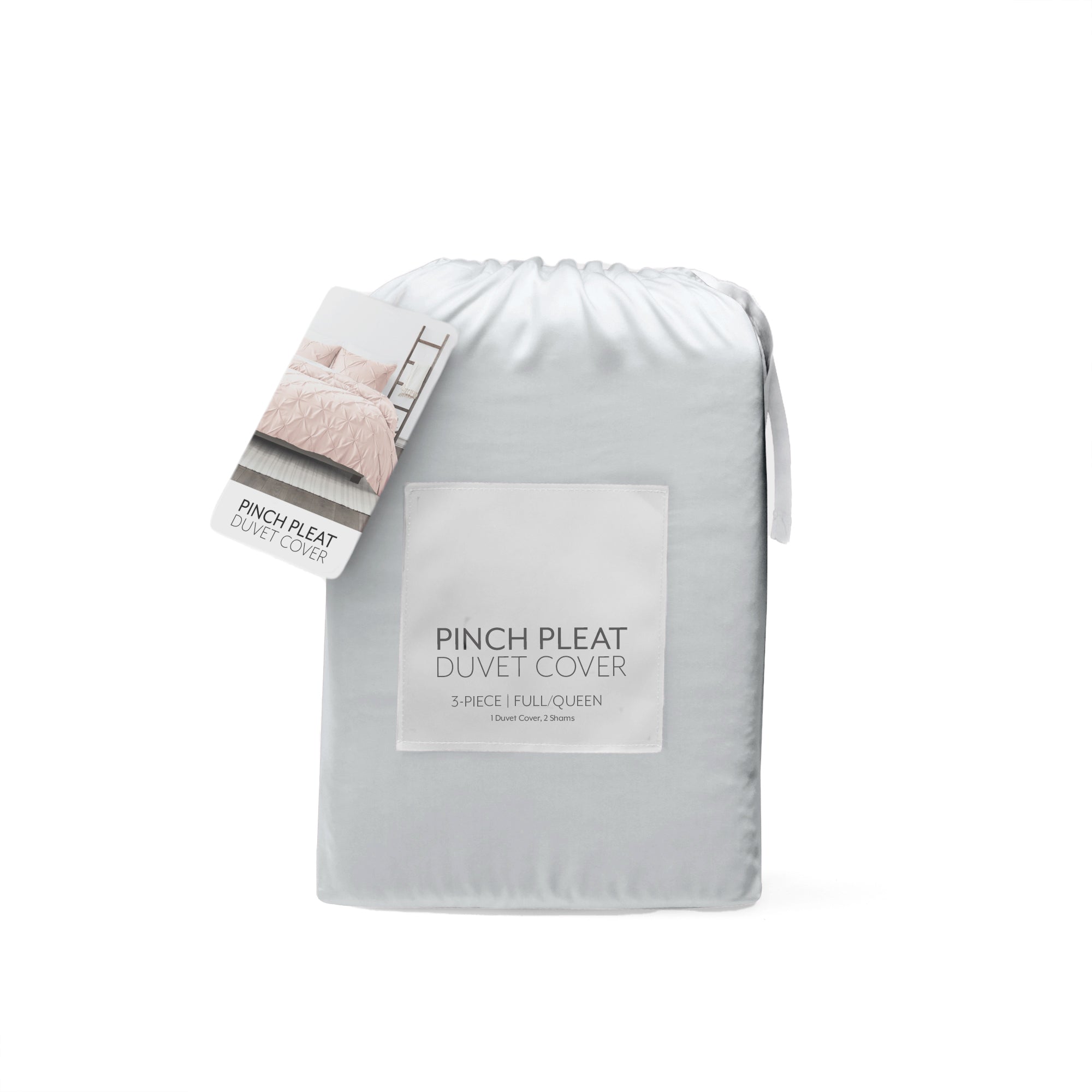 Pinch Pleat Duvet Cover Set