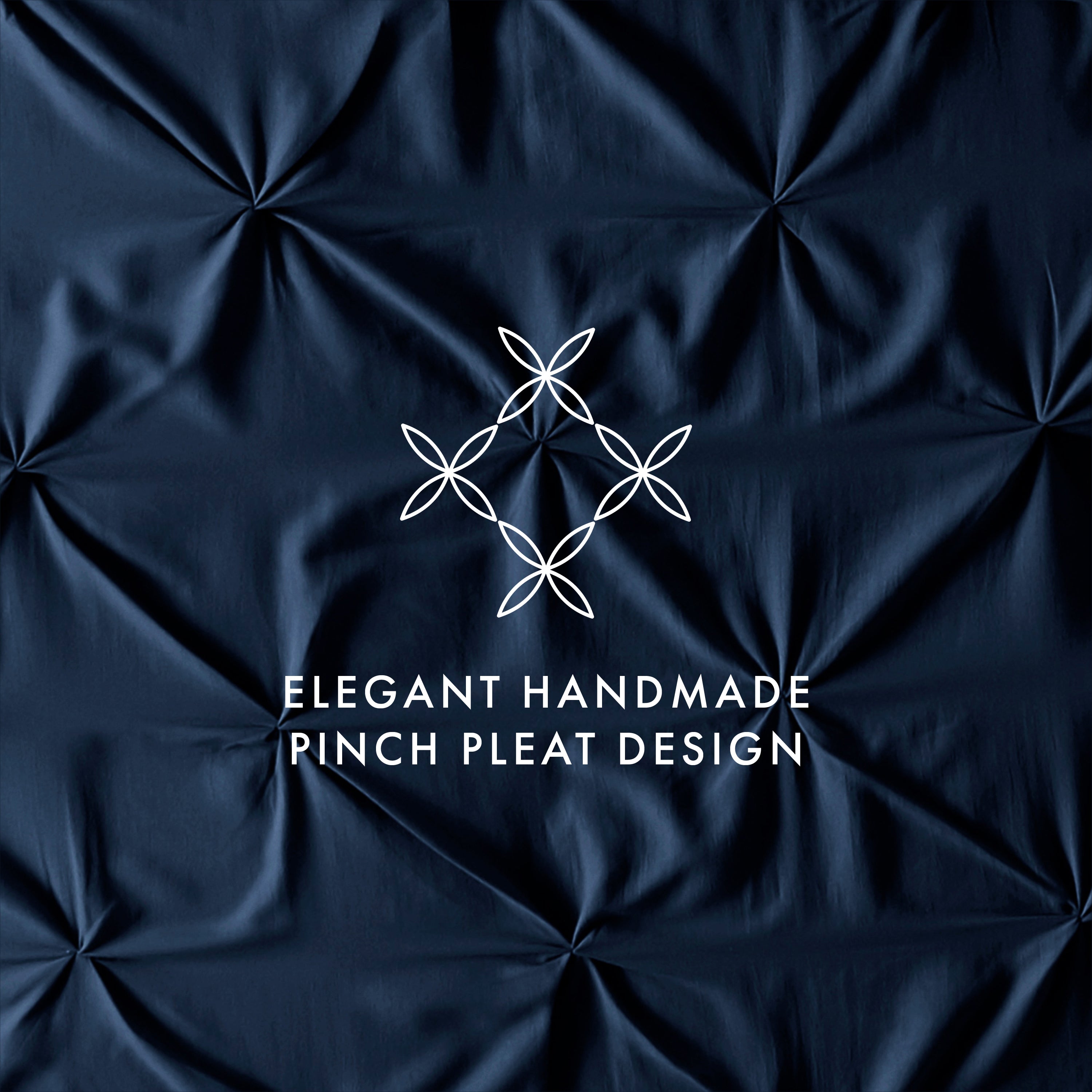 Pinch Pleat Duvet Cover Set