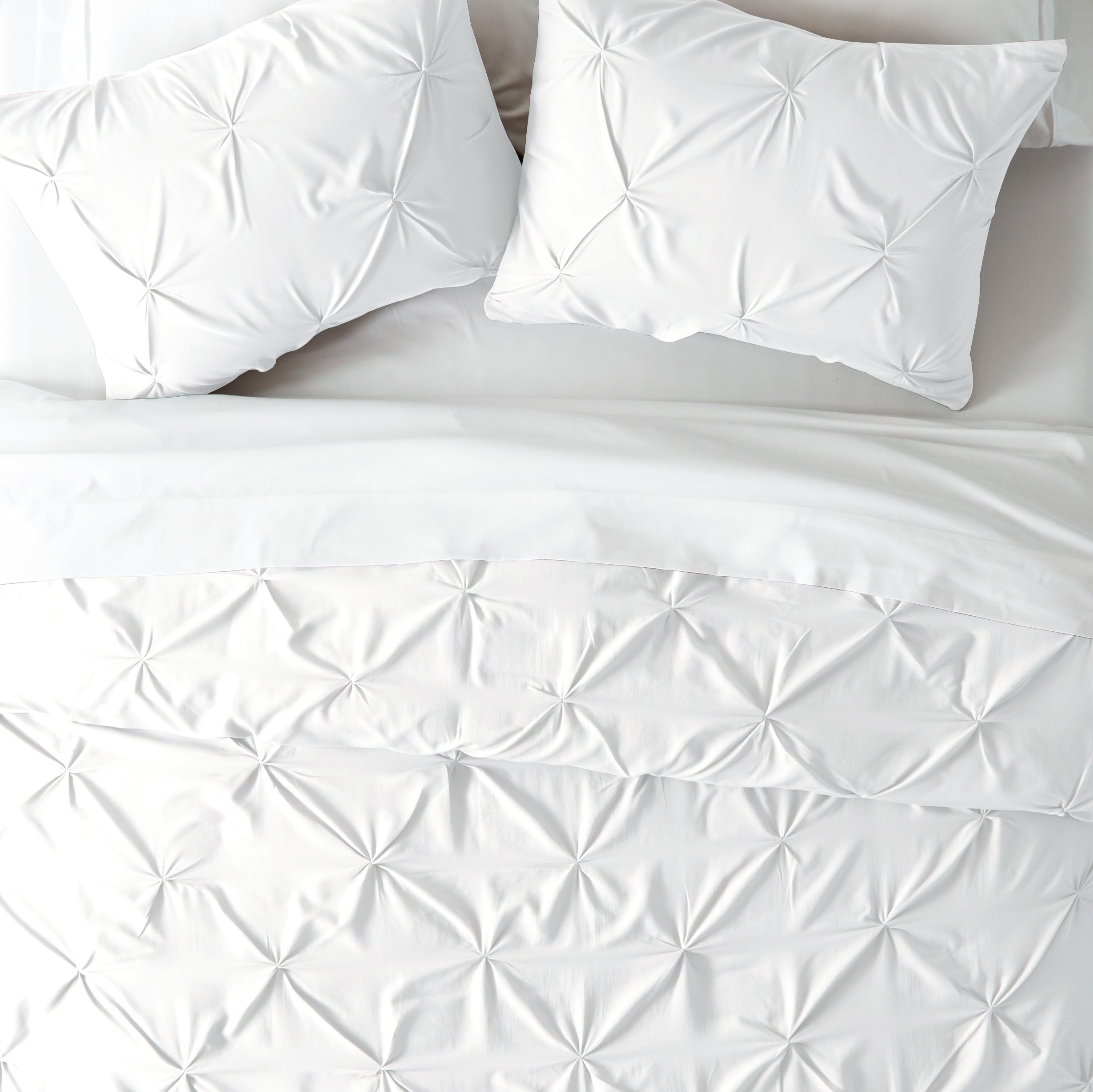 Pinch Pleat Duvet Cover Set
