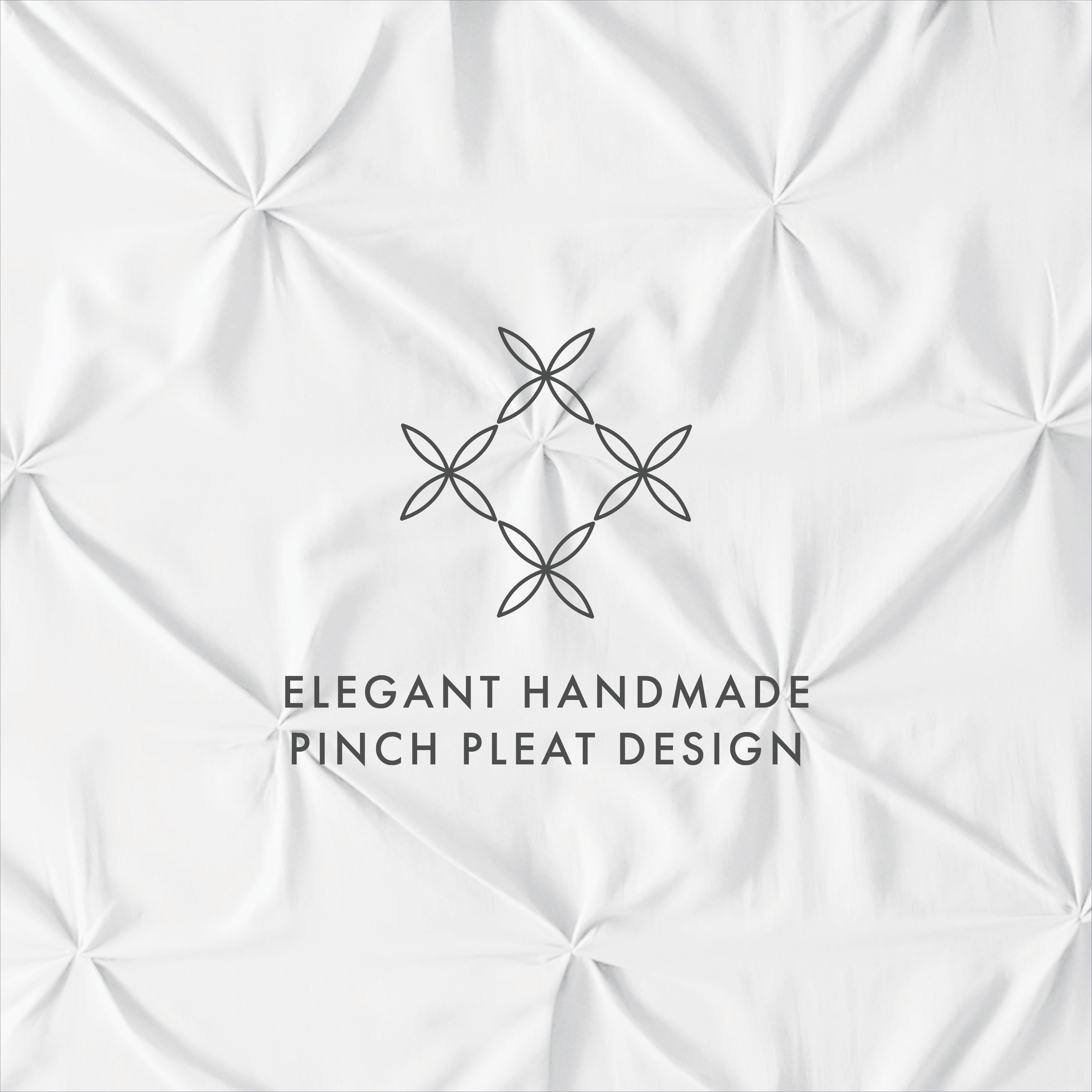 Pinch Pleat Duvet Cover Set