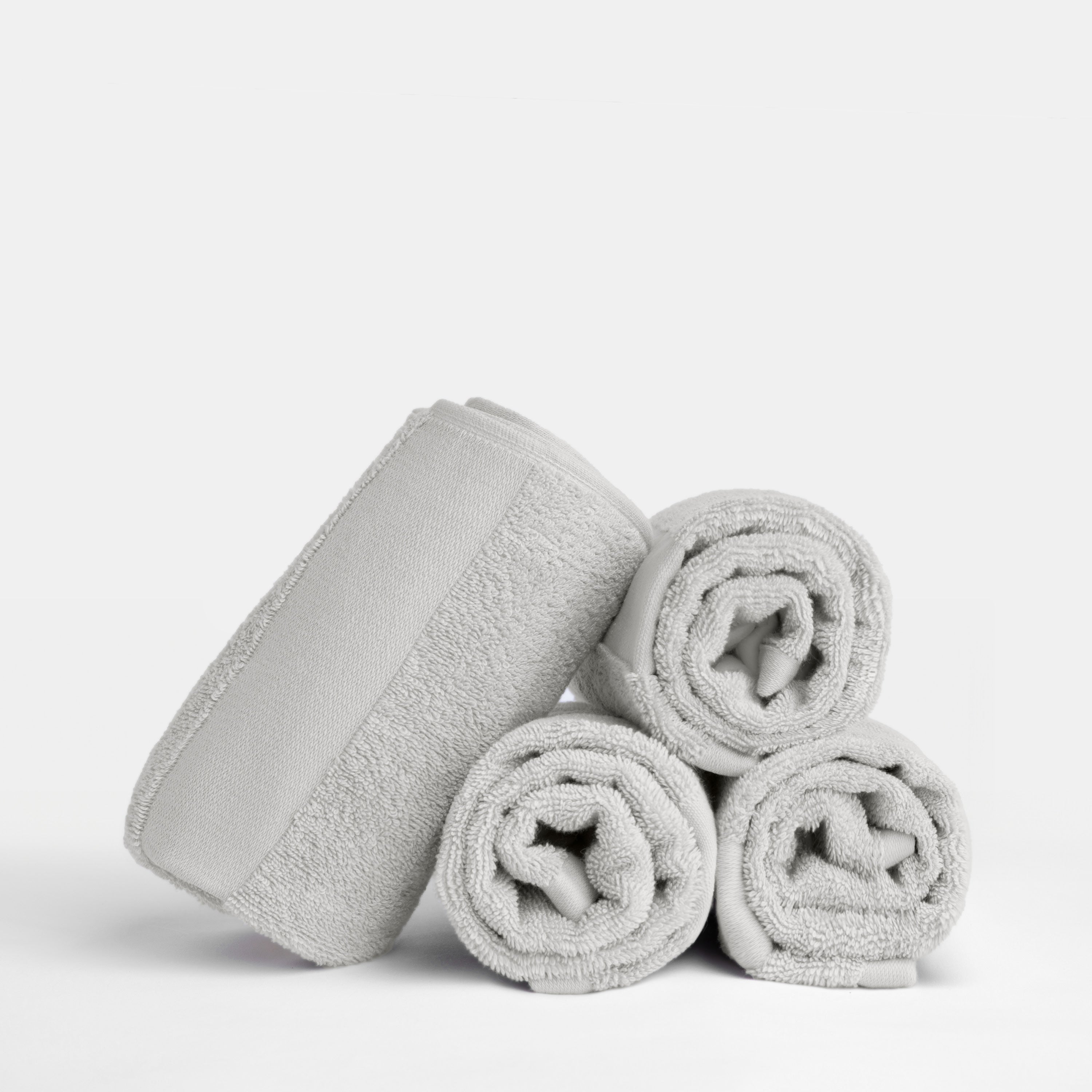 4-Pack 100% Cotton Hotel-Quality Hand Towels