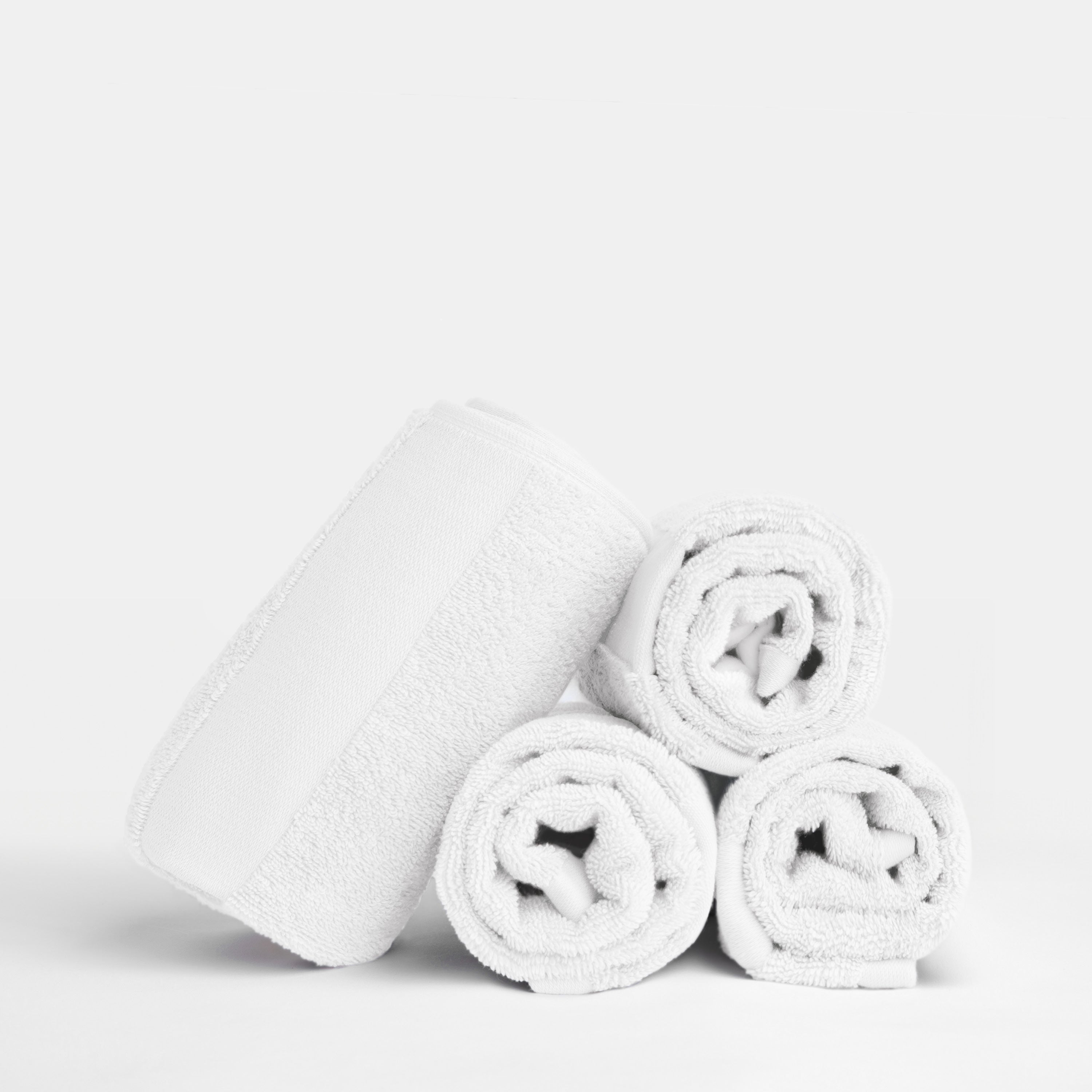 4-Pack 100% Cotton Hotel-Quality Hand Towels