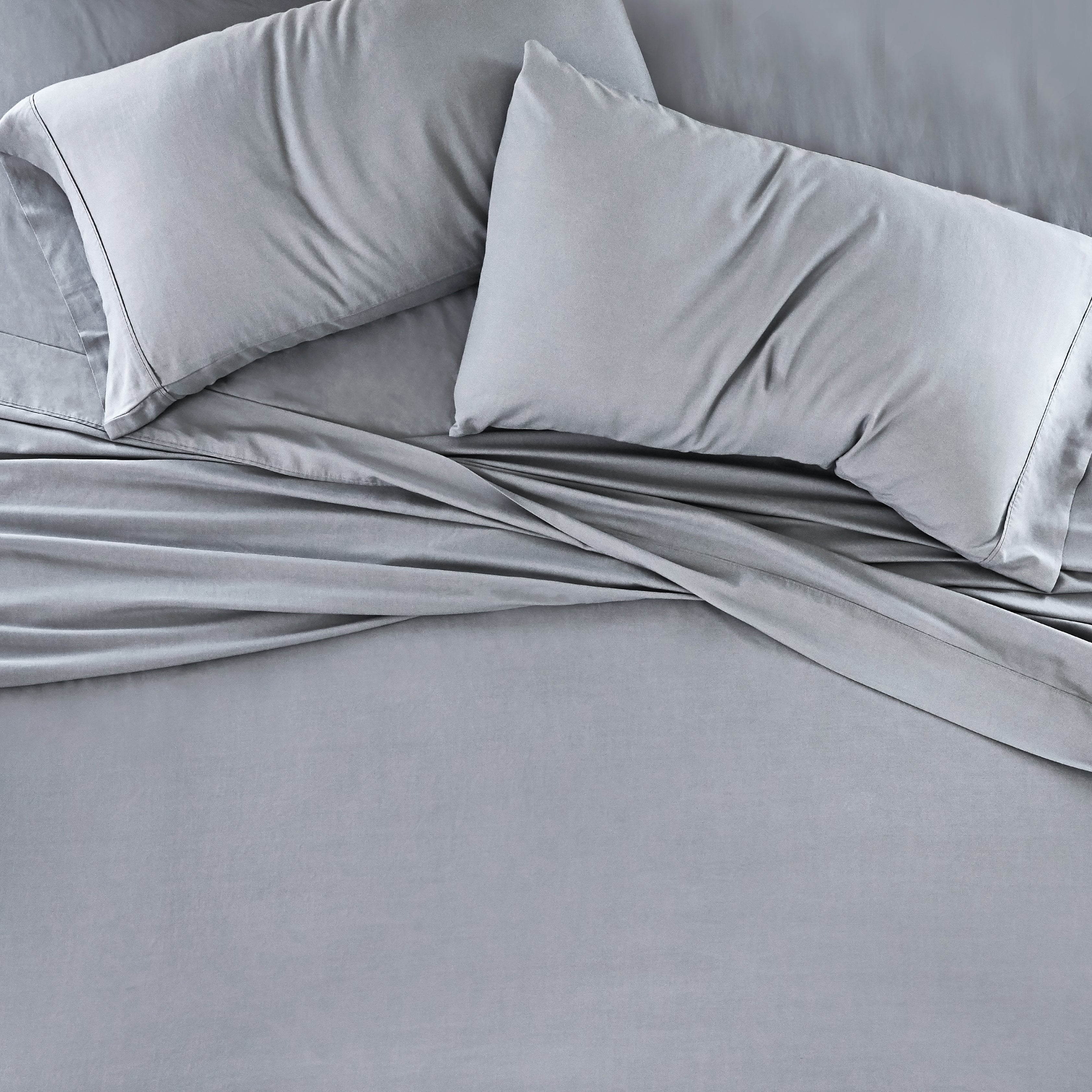 Breathable 4-Piece Linen Bamboo Blend Sheet Set