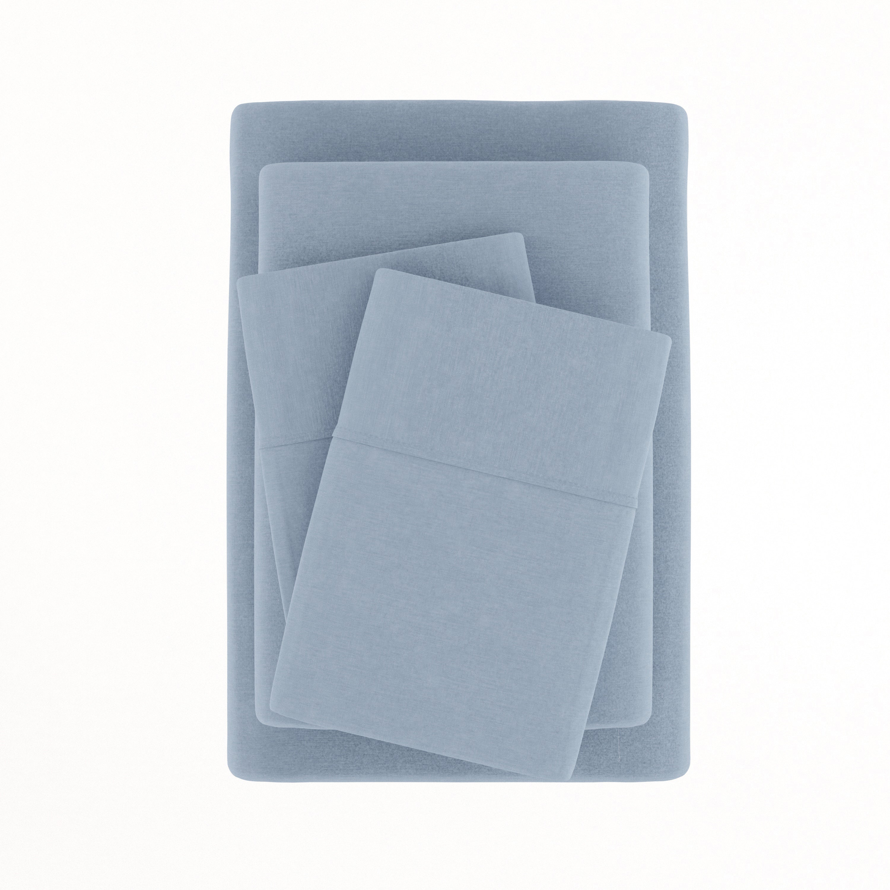 Breathable 4-Piece Linen Bamboo Blend Sheet Set